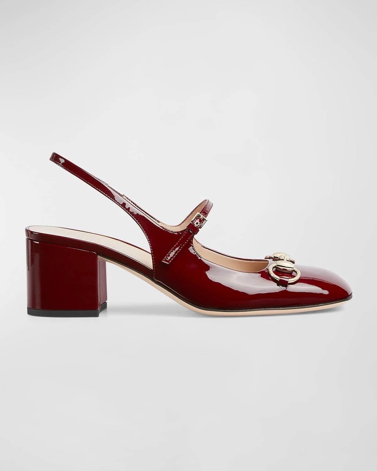 Lady Patent Bit Slingback Pumps - 1