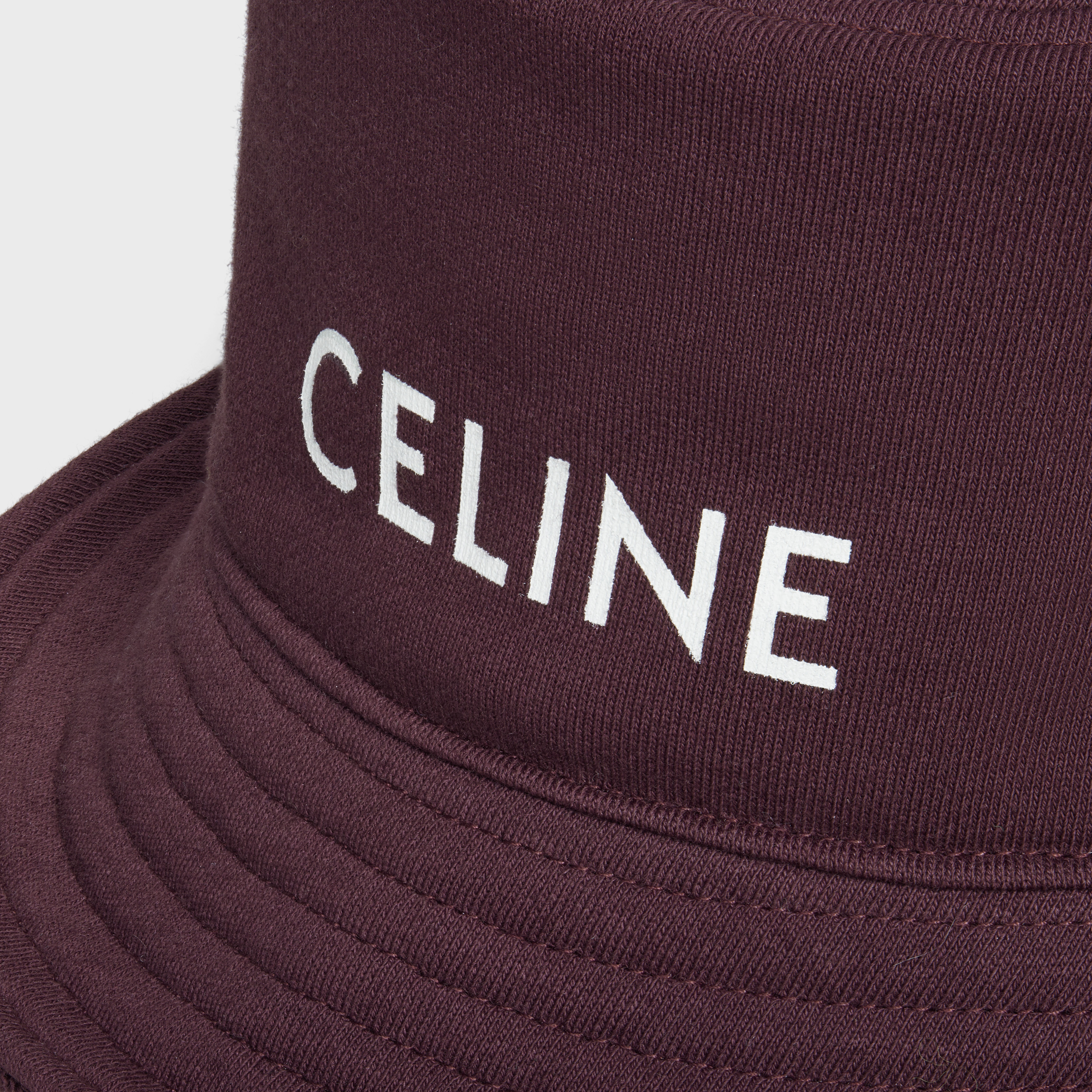 Celine bucket hat in cotton fleece - 3