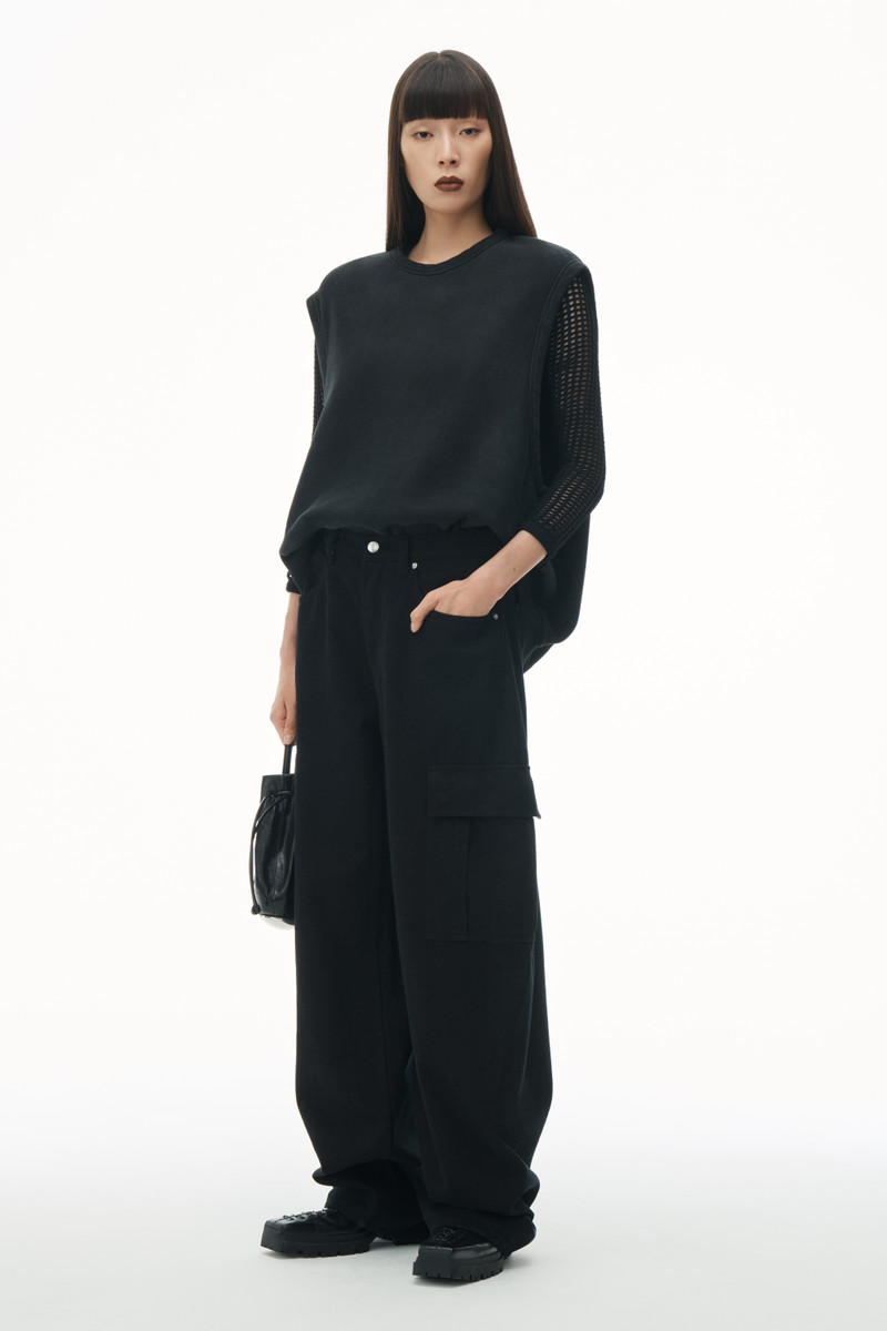 Alexander Wang Oversize Cargo Jeans in Cotton outlook
