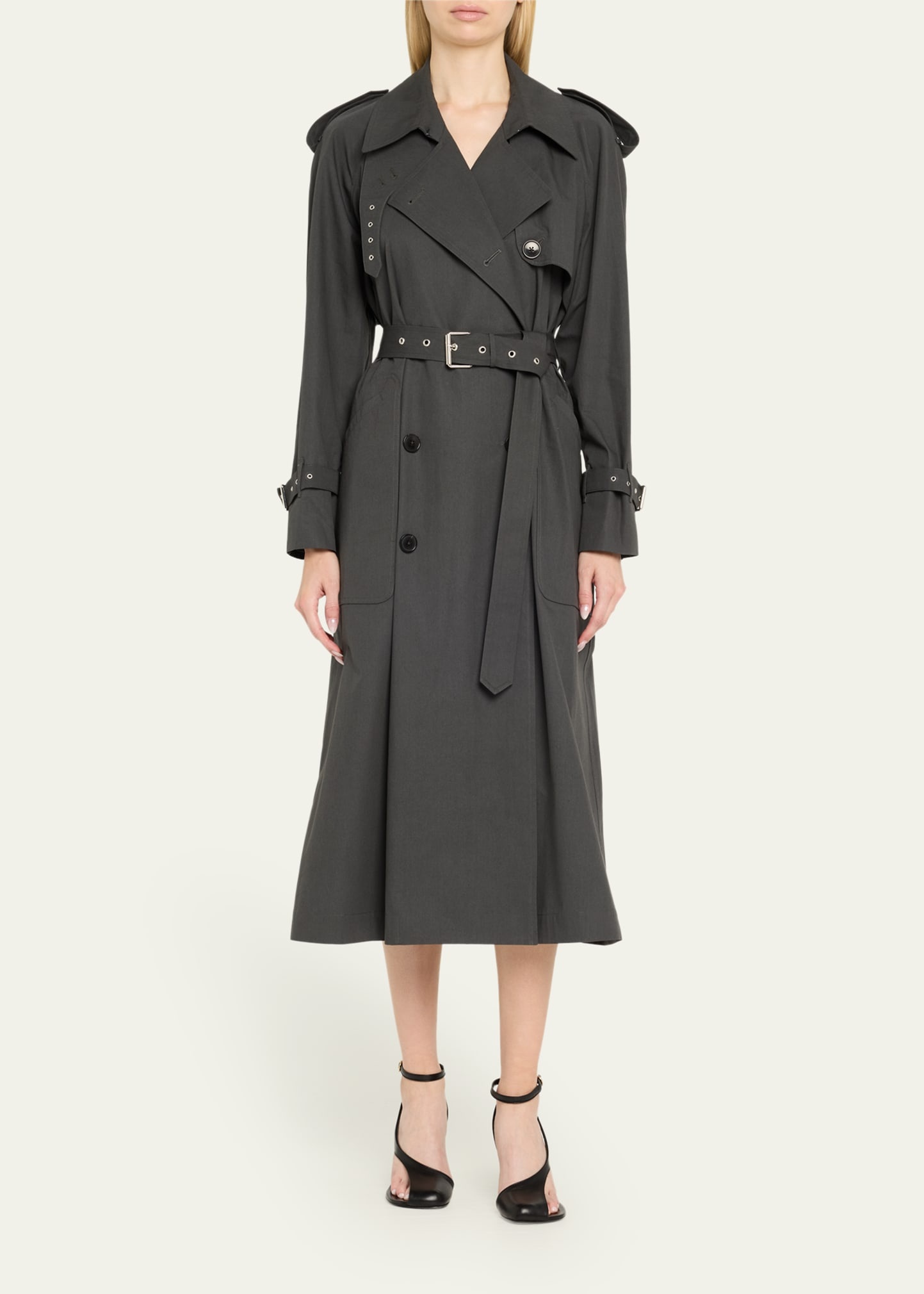 Risto Cotton Belted Trench Coat - 2