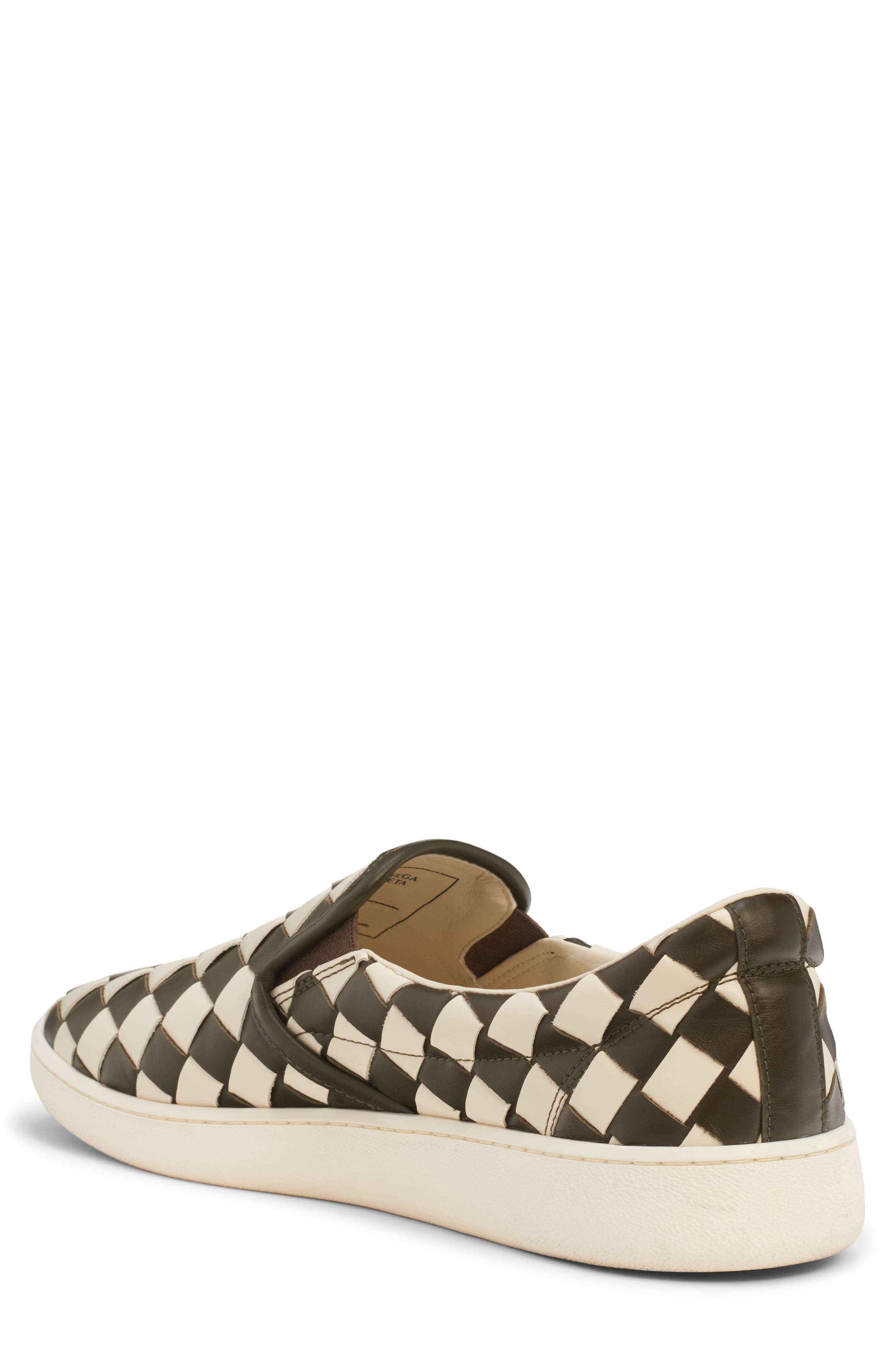 Bottega Veneta Sawyer Intrecciato Slip-On Sneaker in Sea Salt/Khaki at Nordstrom - 2