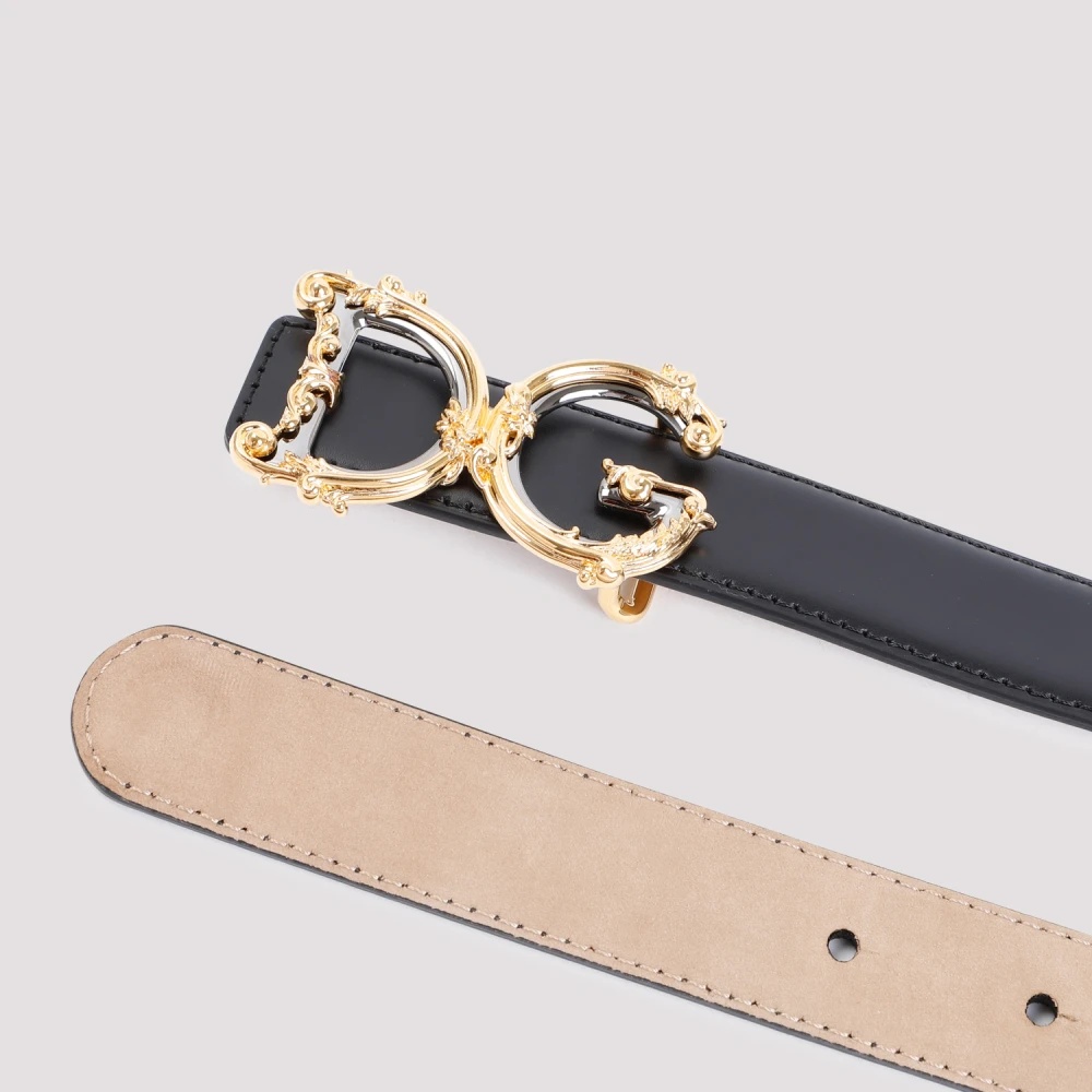ベルト DOLCE & GABBANA Woman Belt Black BE1348AZ831 80999 Calfskin Belt - Women's Accessories | Dolce&Gabbana