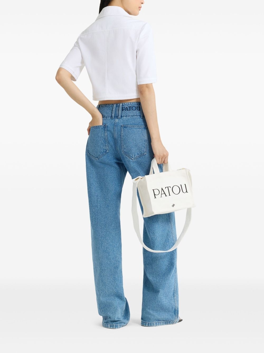 short-sleeved cropped jacket - 3