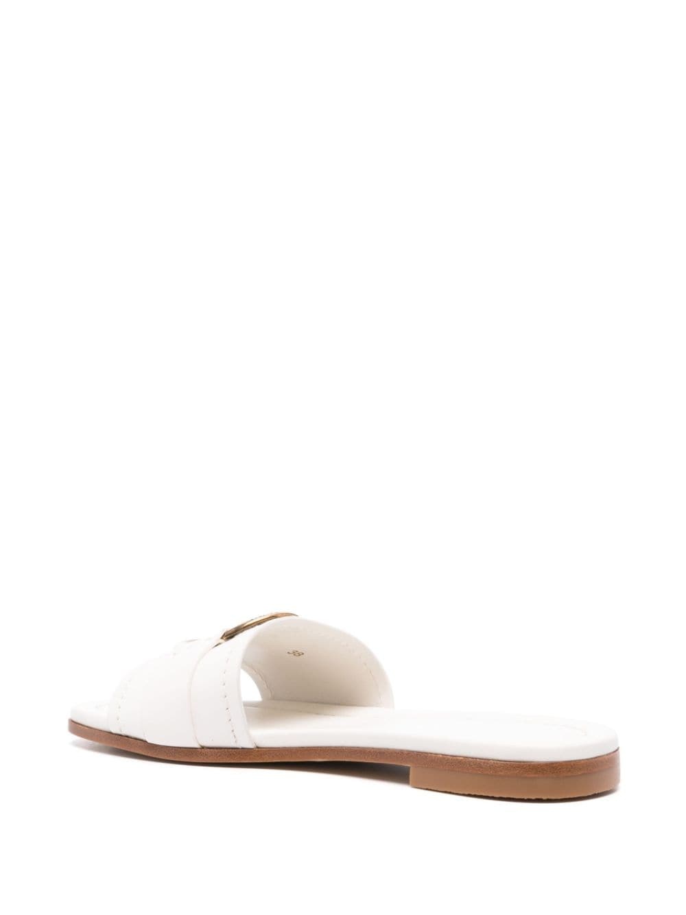 Bell leather slides - 3