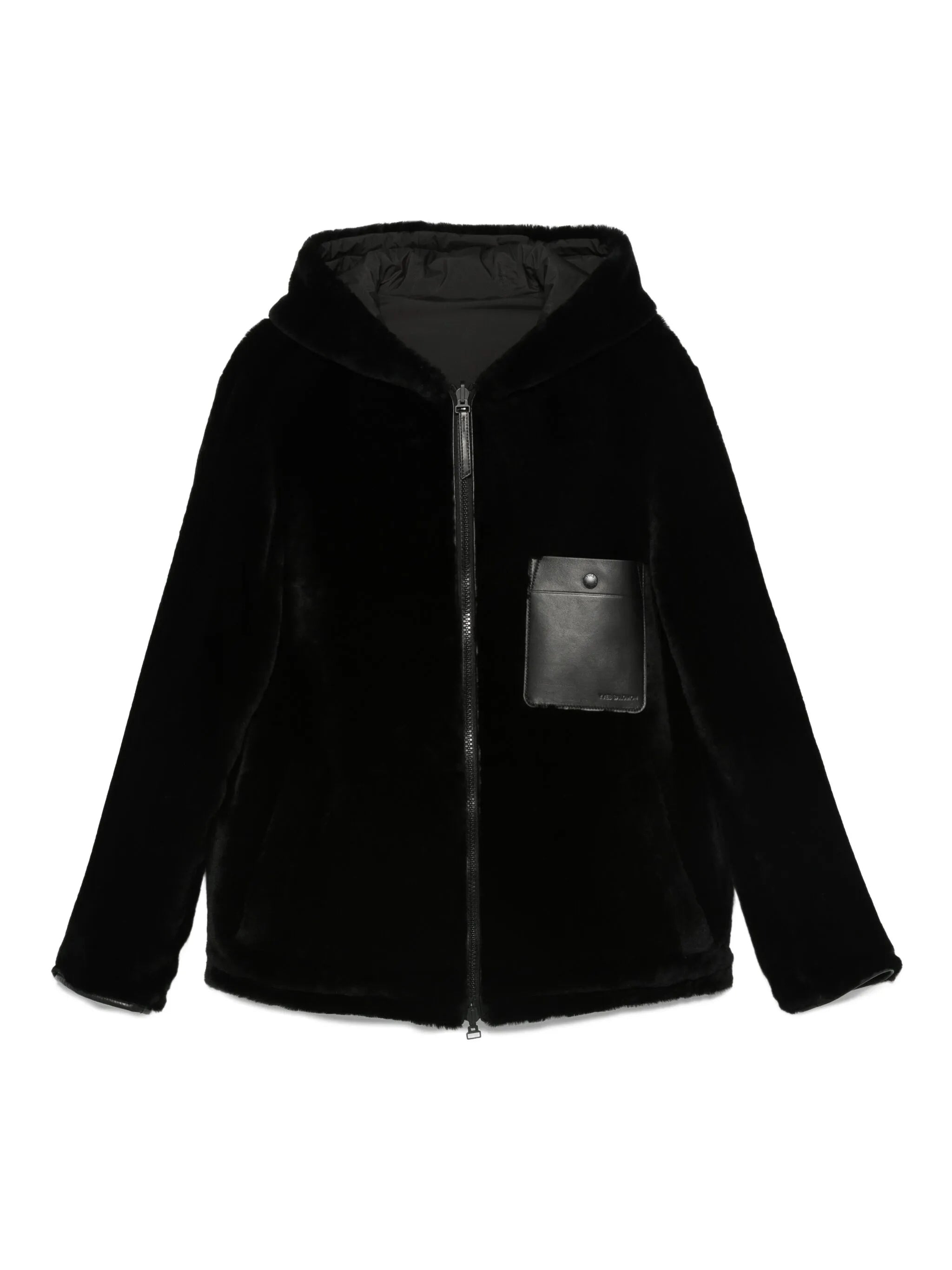 HOODED REVERSIBLE JACKET - 1