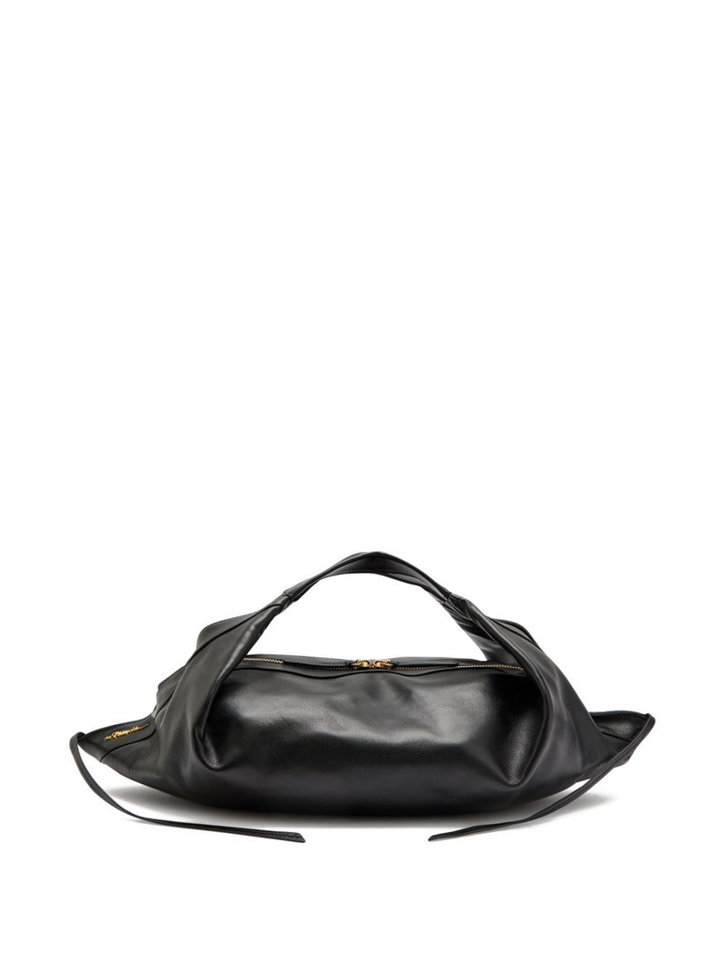 twisted-handle tote bag 1
