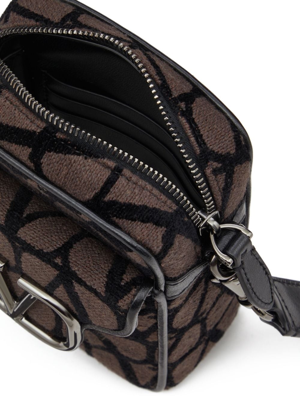 VLogo logo-plaque messenger bag - 6