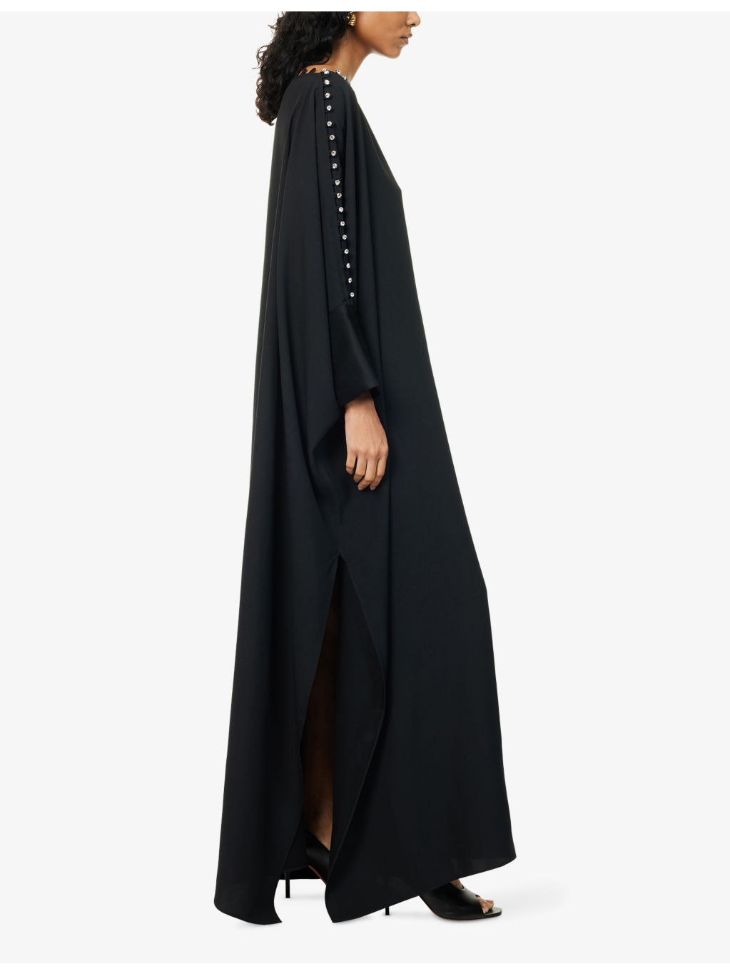 Mila Off-The Shoulder Woven Kaftan - 3