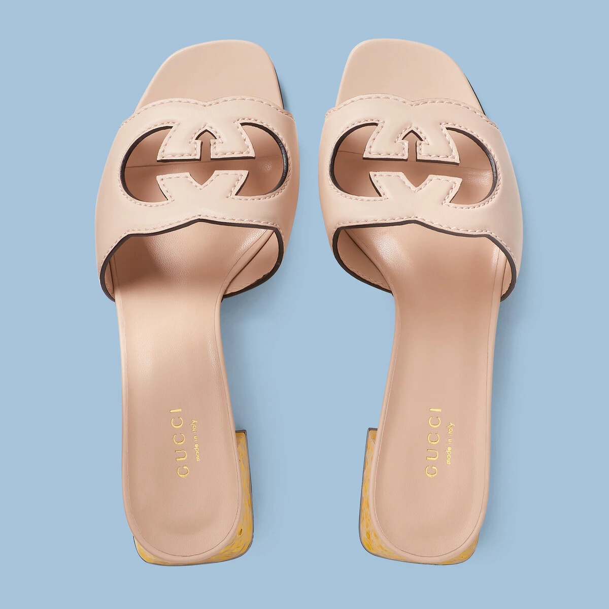 Women's Interlocking G cut-out sandal - 5