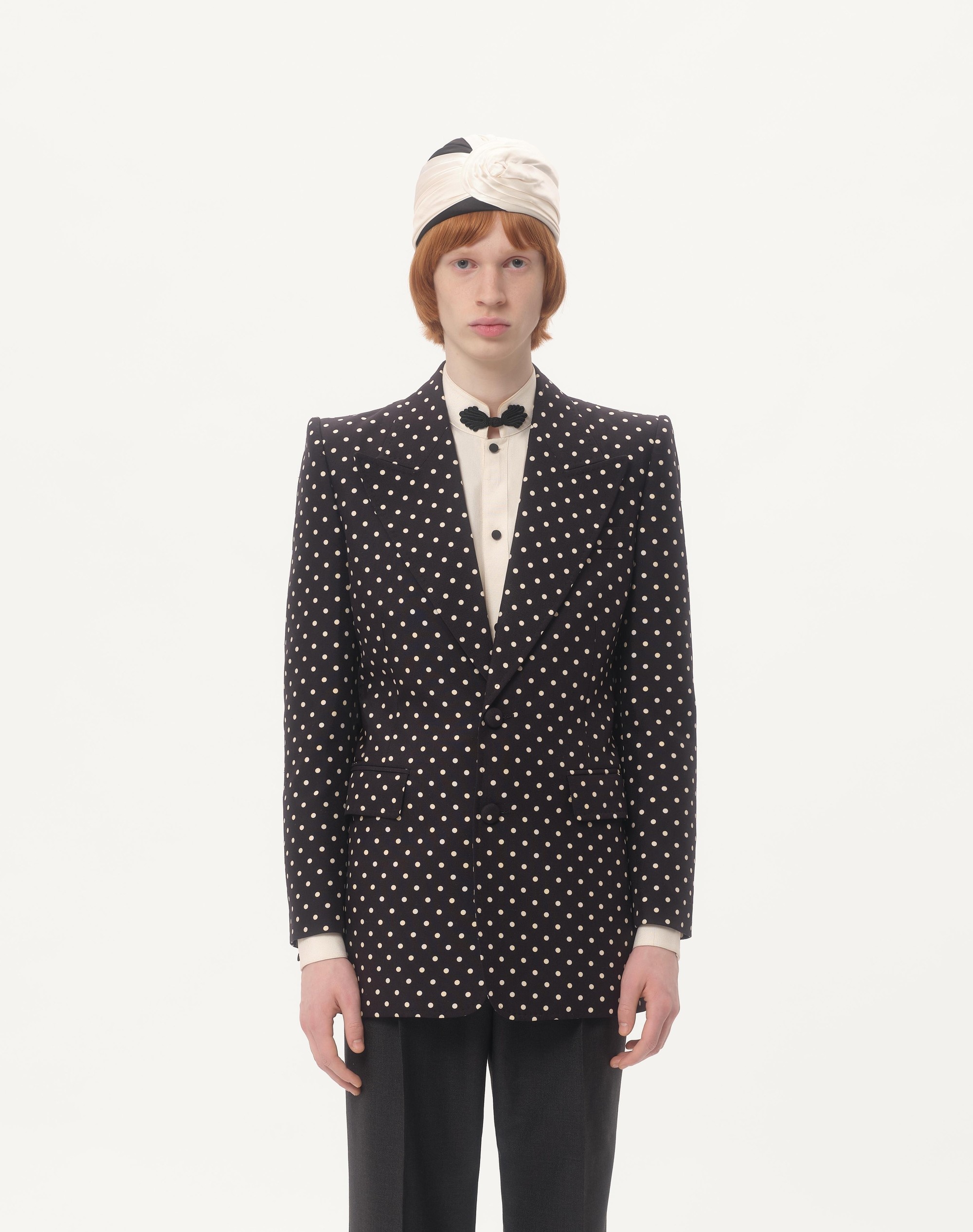 SINGLE-BREASTED SHANTUNG SILK JACKET WITH PLUSDEPOIS PRINT - 6