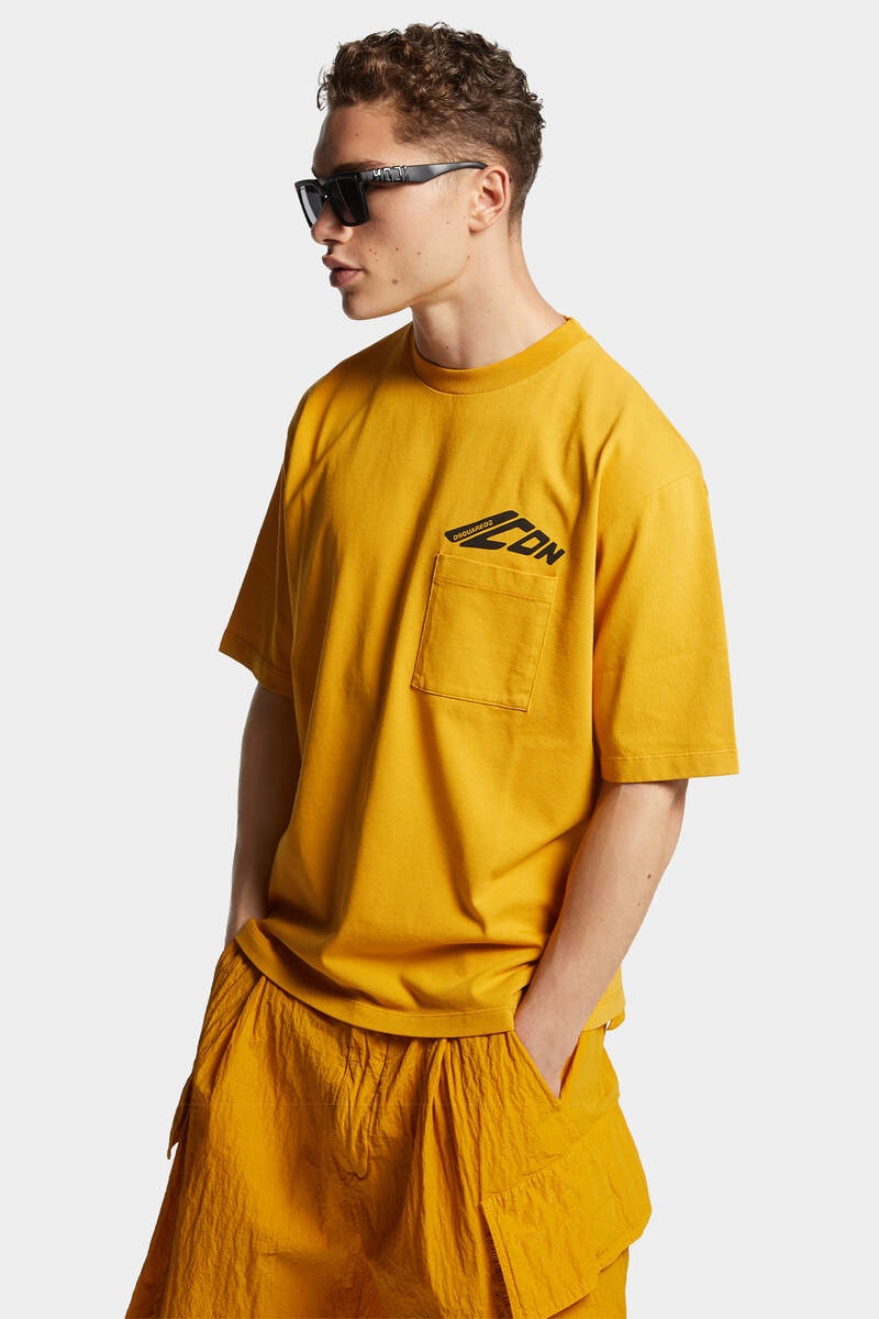 ICON NEW GENERATION LOOSE FIT POCKET T-SHIRT - 3