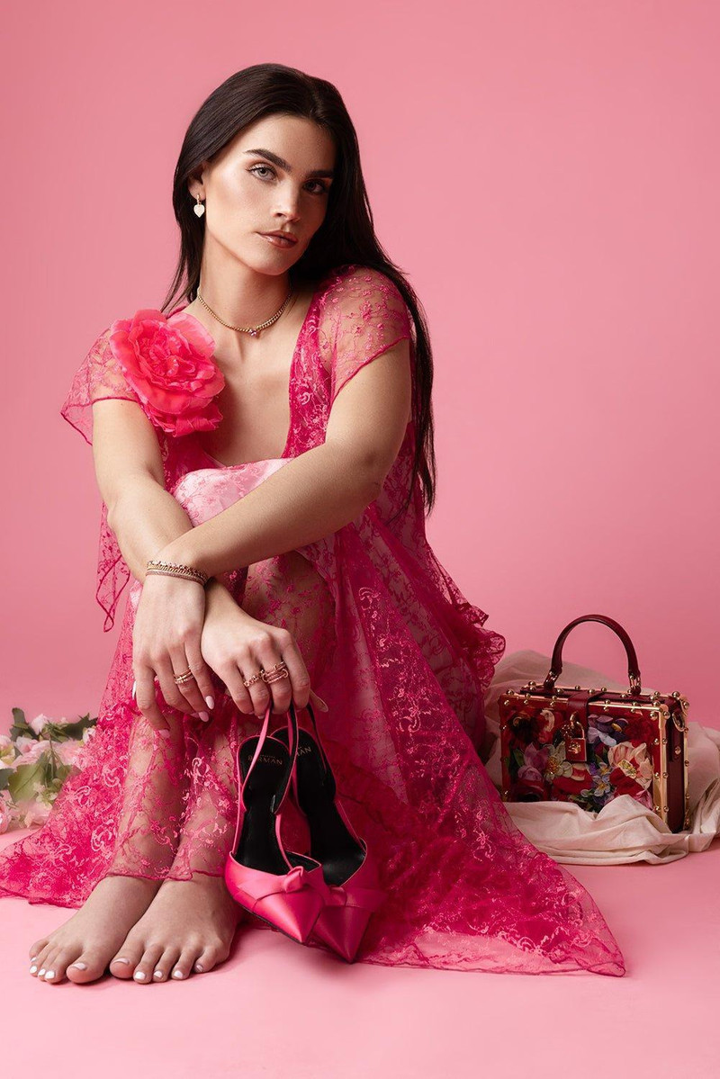 RODARTE Floral Lace Dress With Ruffle Details outlook