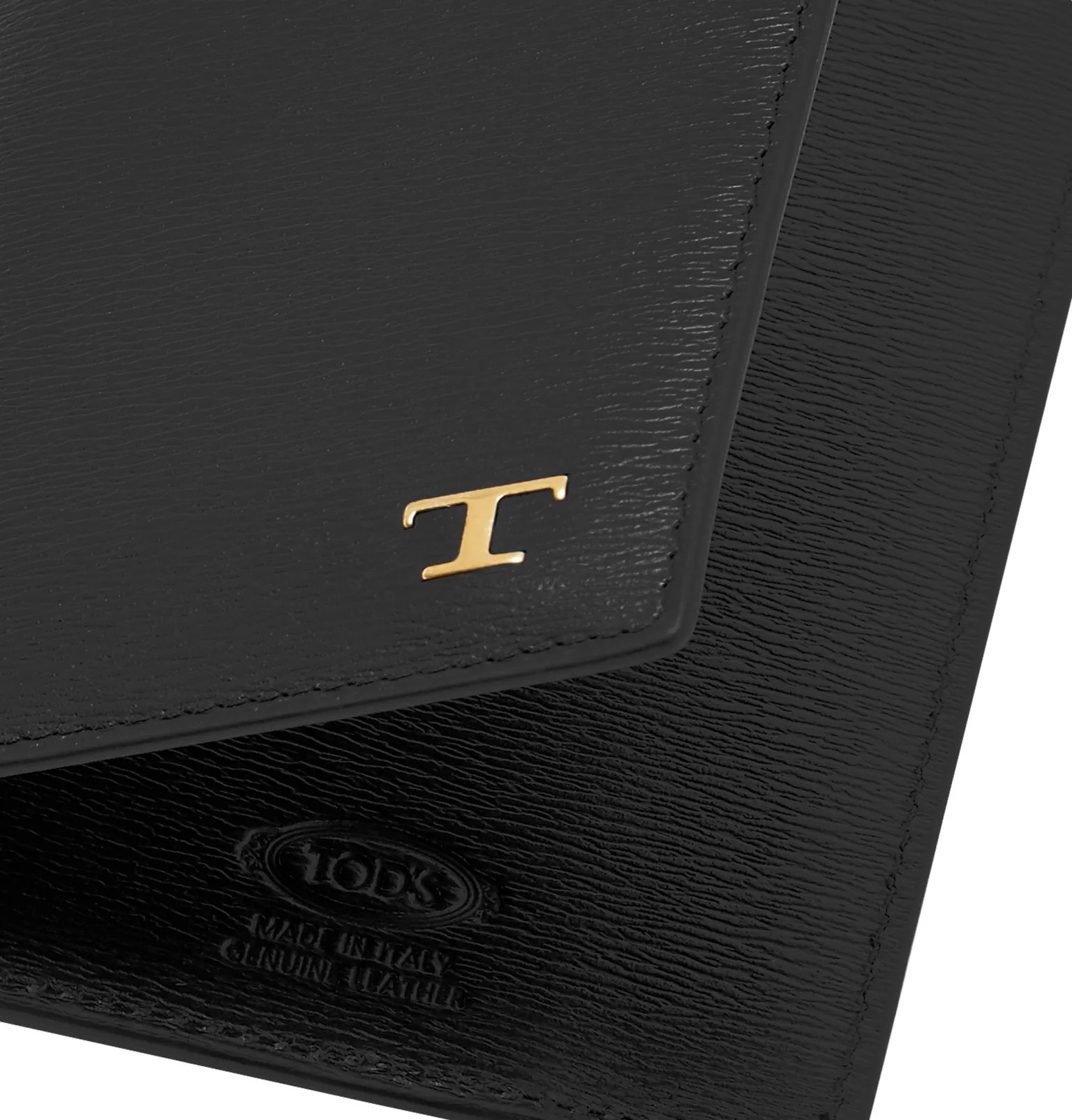 Textured-Leather Passport Holder - 4