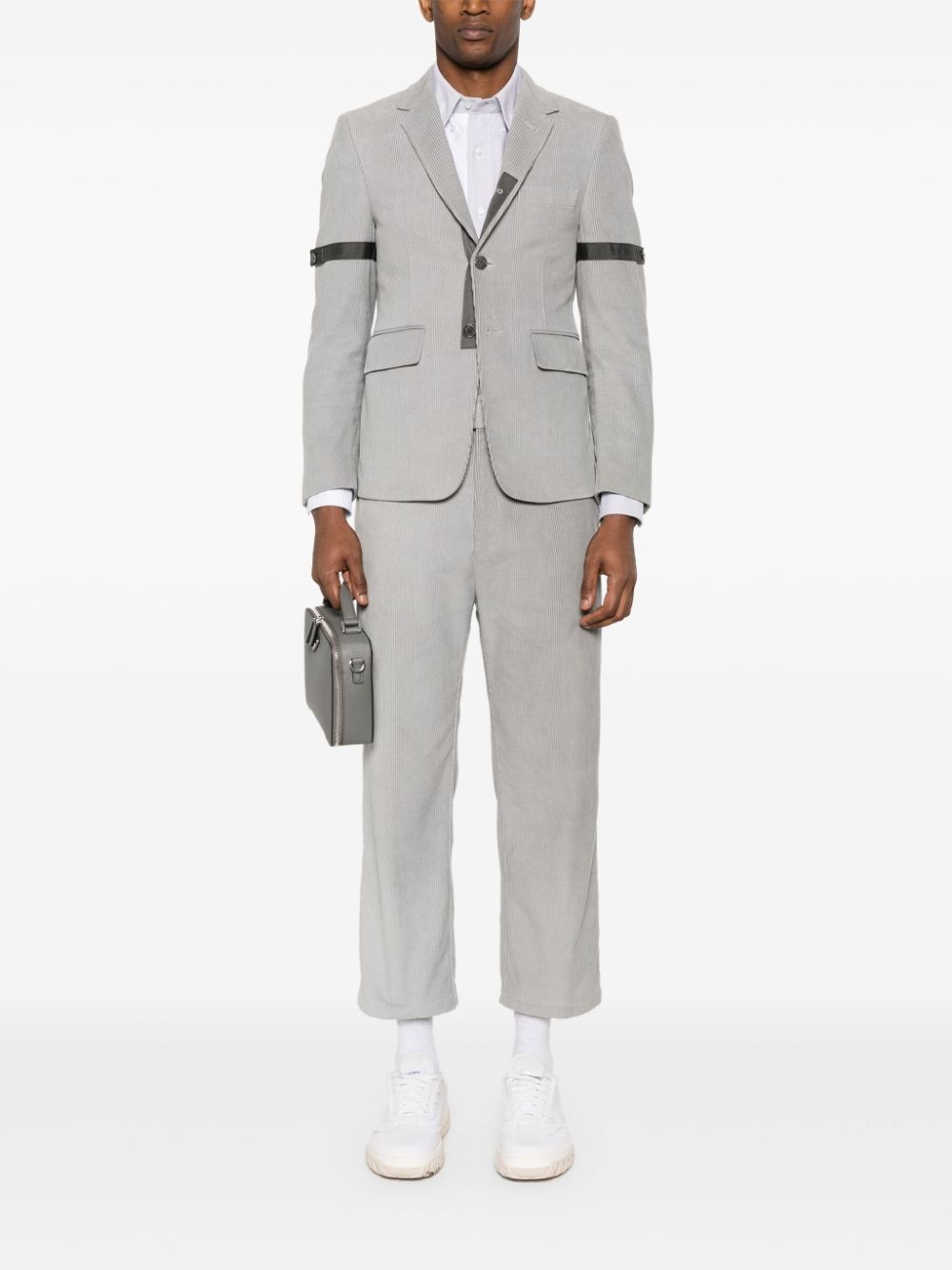 mid-rise straight-leg trousers - 2
