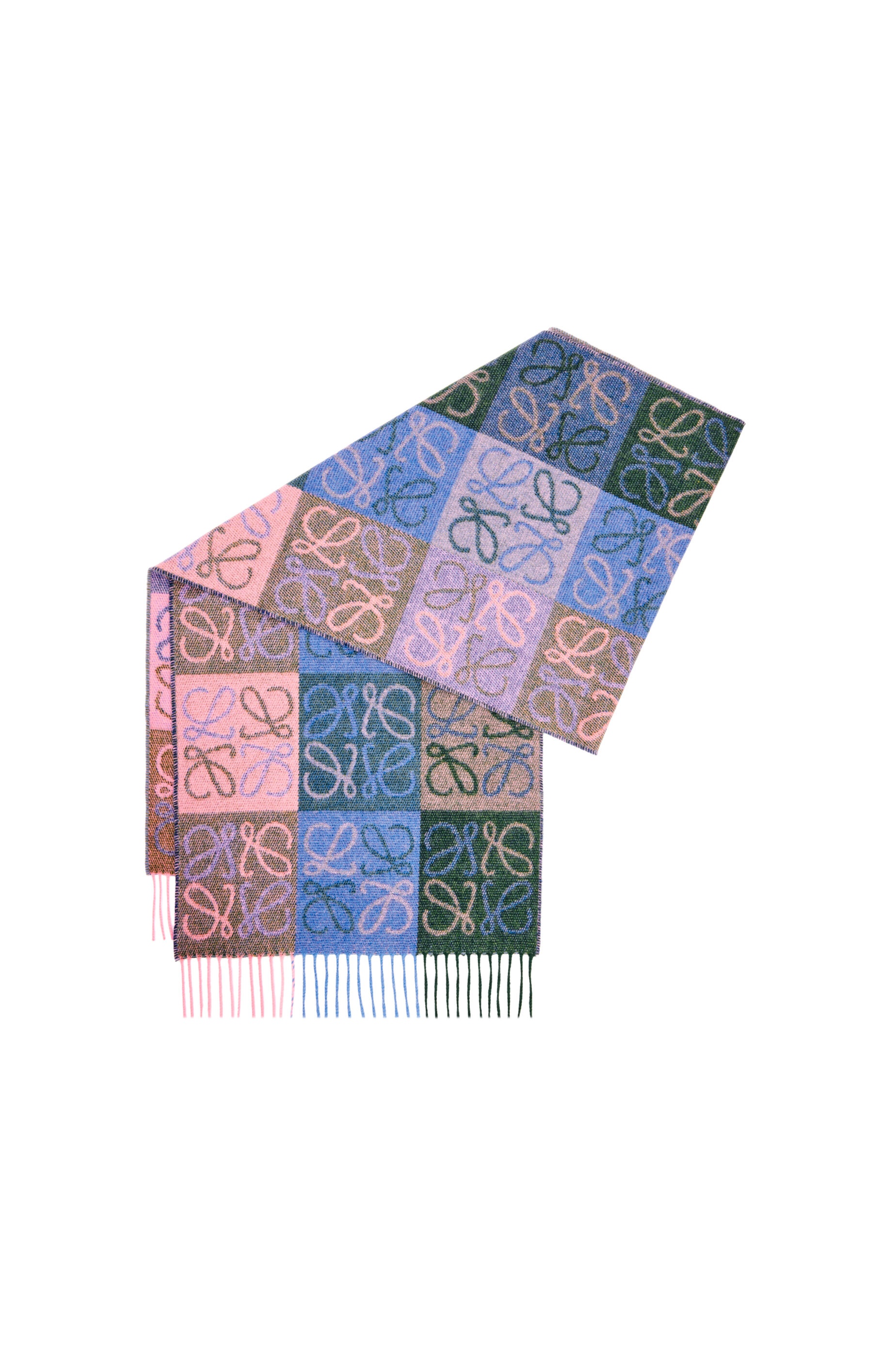 Anagram scarf in wool and cashmere - 2