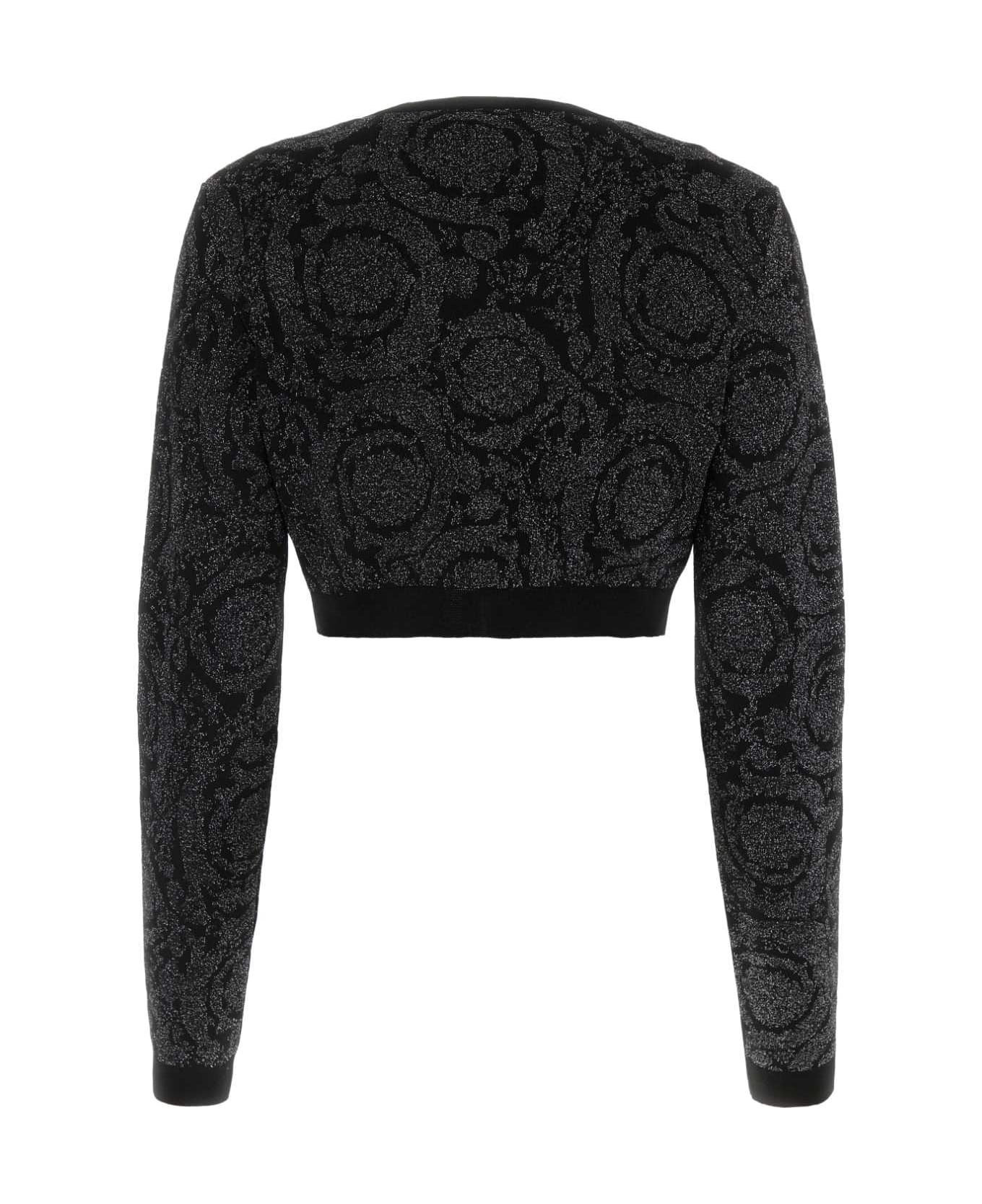 Embroidered Stretch Viscose Blend Cardigan - 2