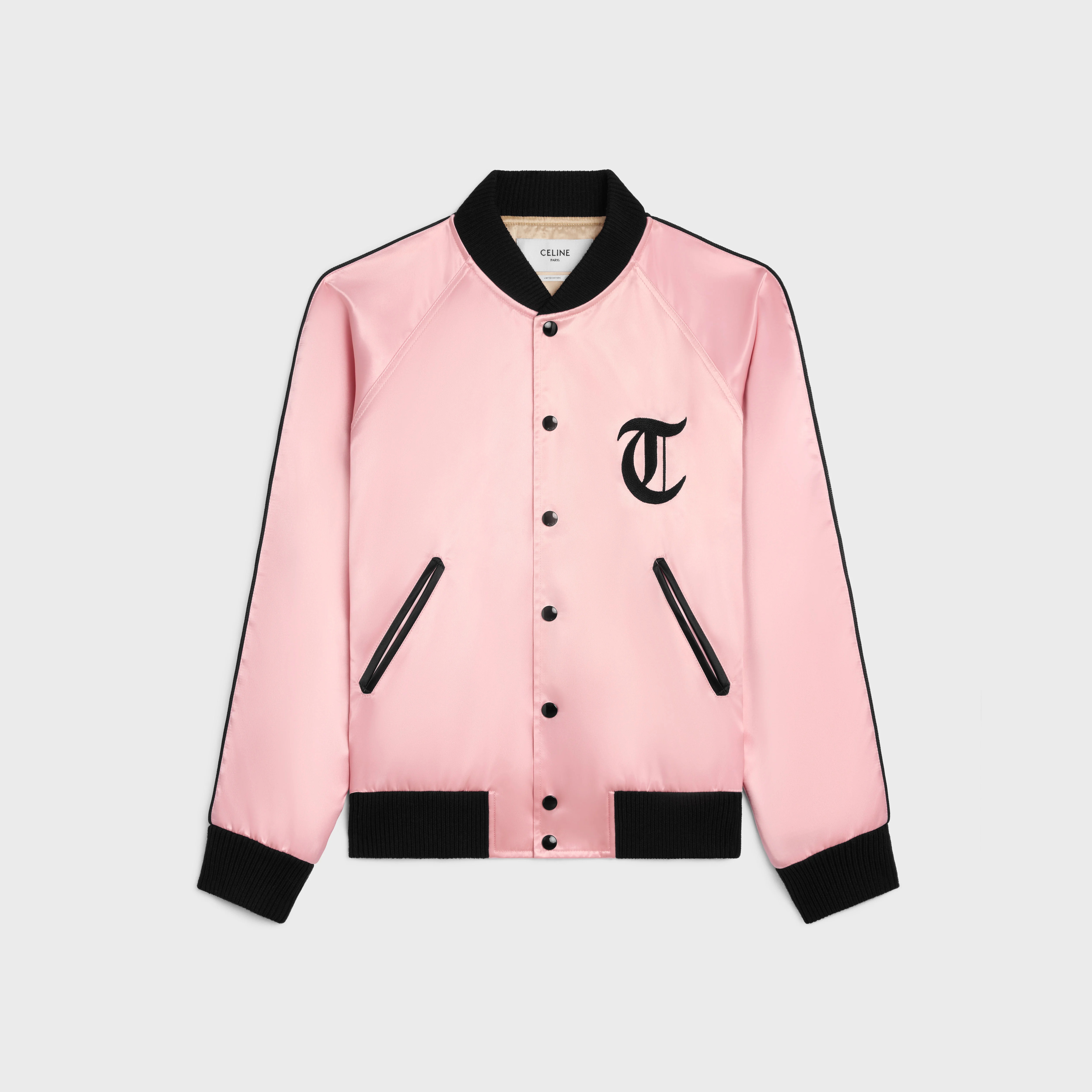 troubadour teddy jacket in satin-finish nylon - 1