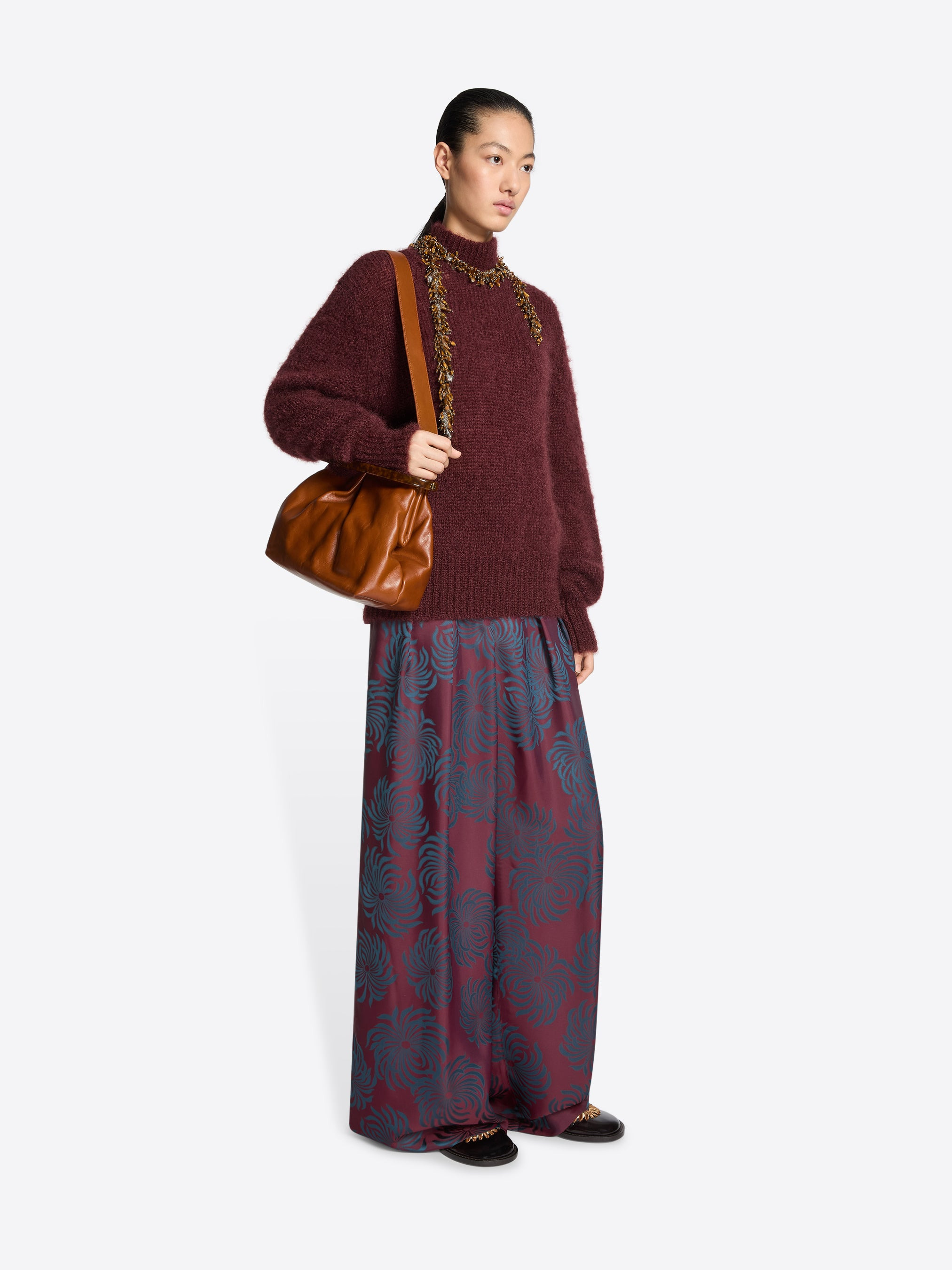 WIDE PLEATED PANTS - 3