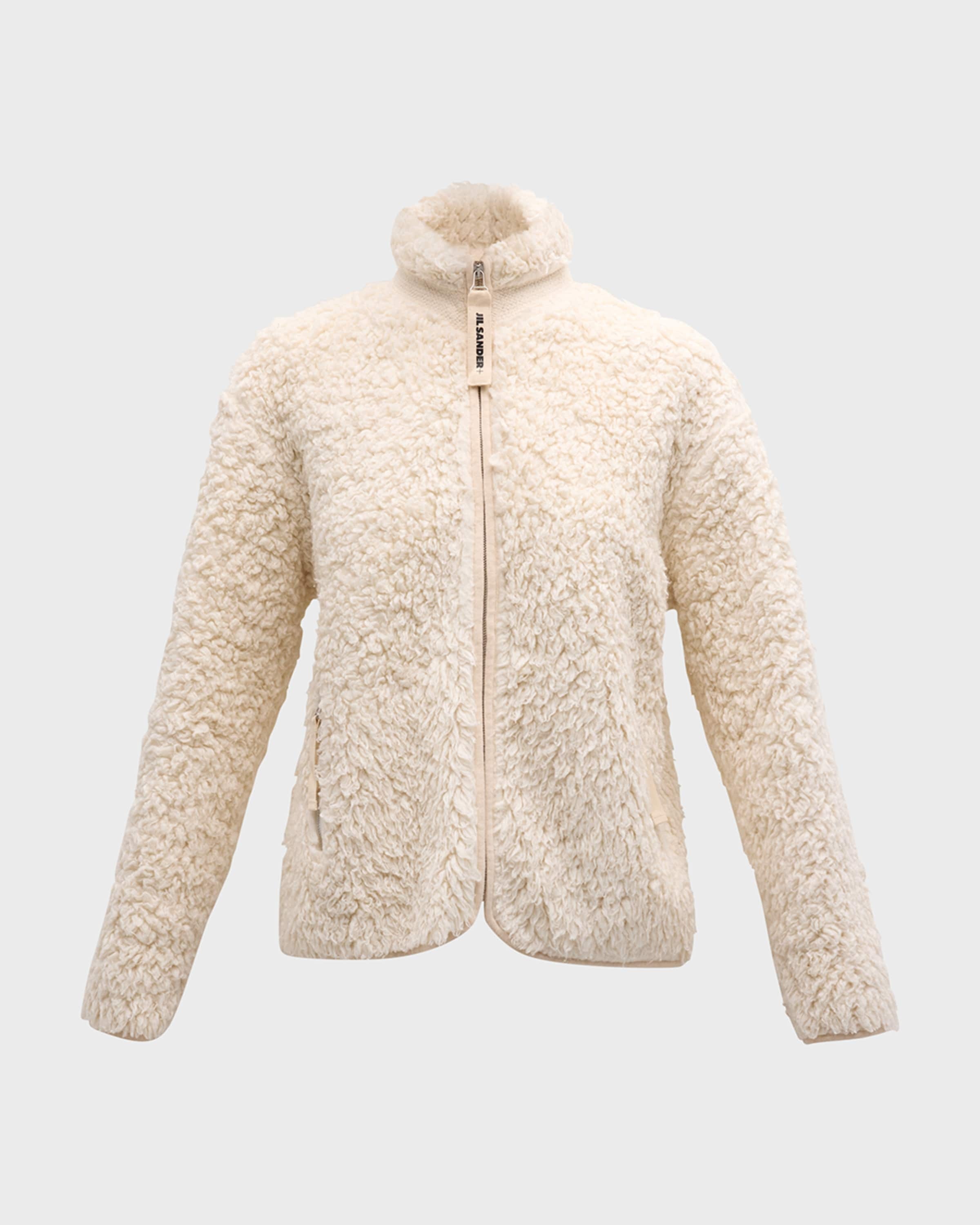 Cotton Teddy Zip Jacket - 1