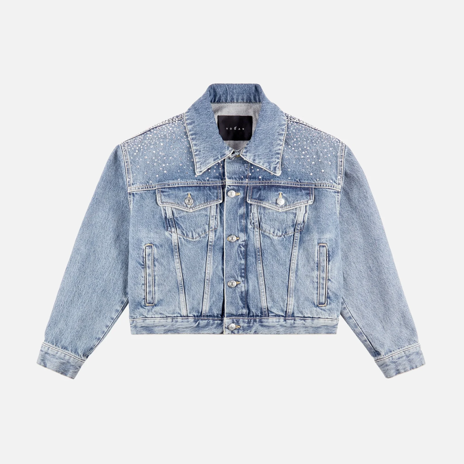 Trucker jacket in denim - 1