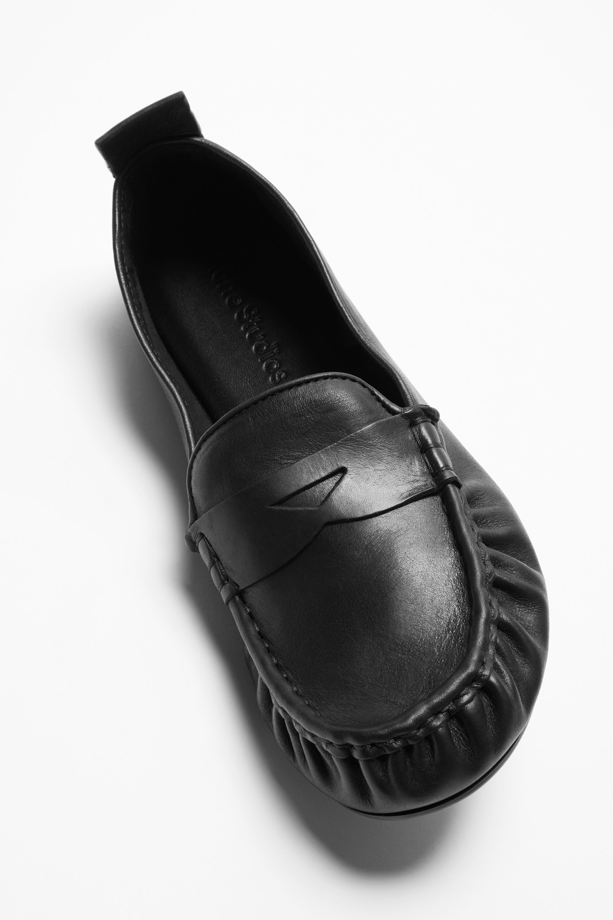 Leather loafers - Black - 6