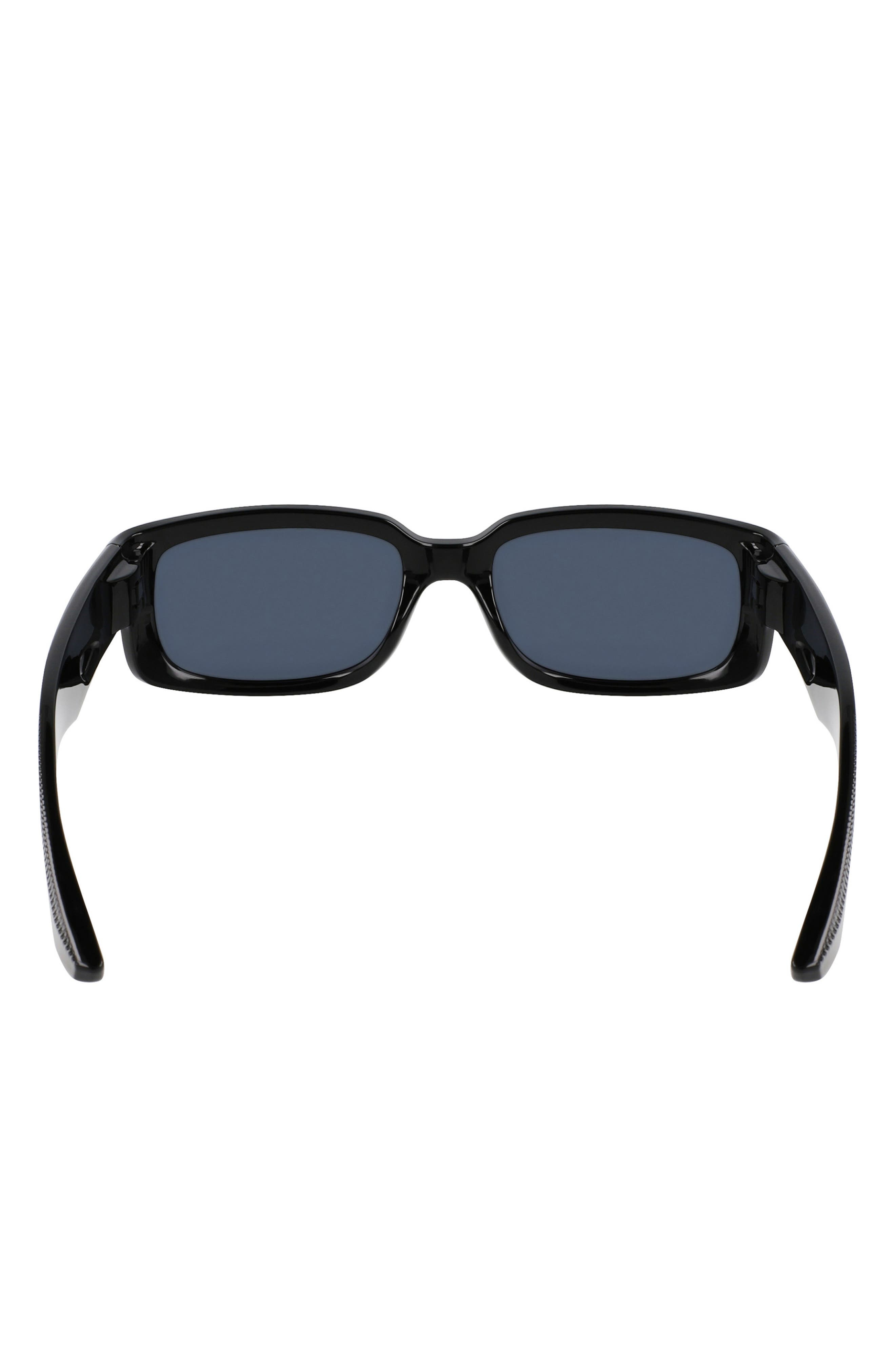 Nike Variant I 56mm Rectangle Sunglasses in Black /Grey at Nordstrom - 8