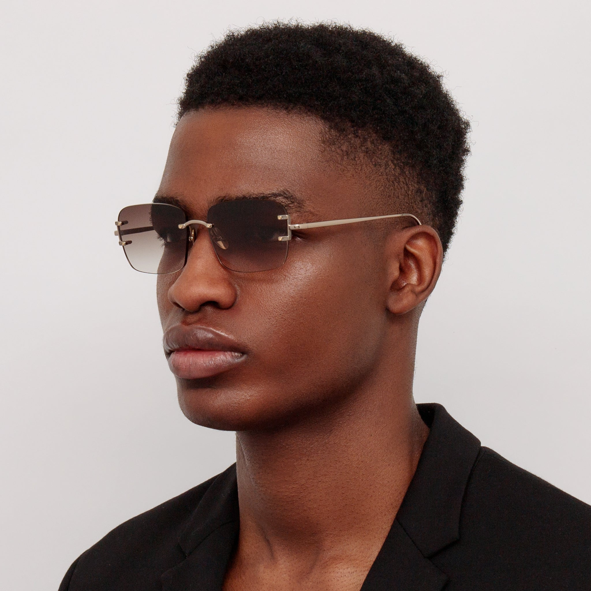 Men's Sasha Square Sunglasses in Mocha - 3