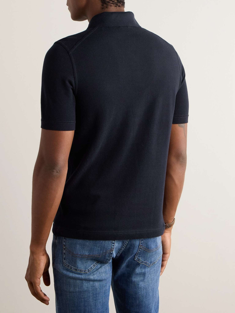 Slim-Fit Cotton-Piqué Polo Shirt 3