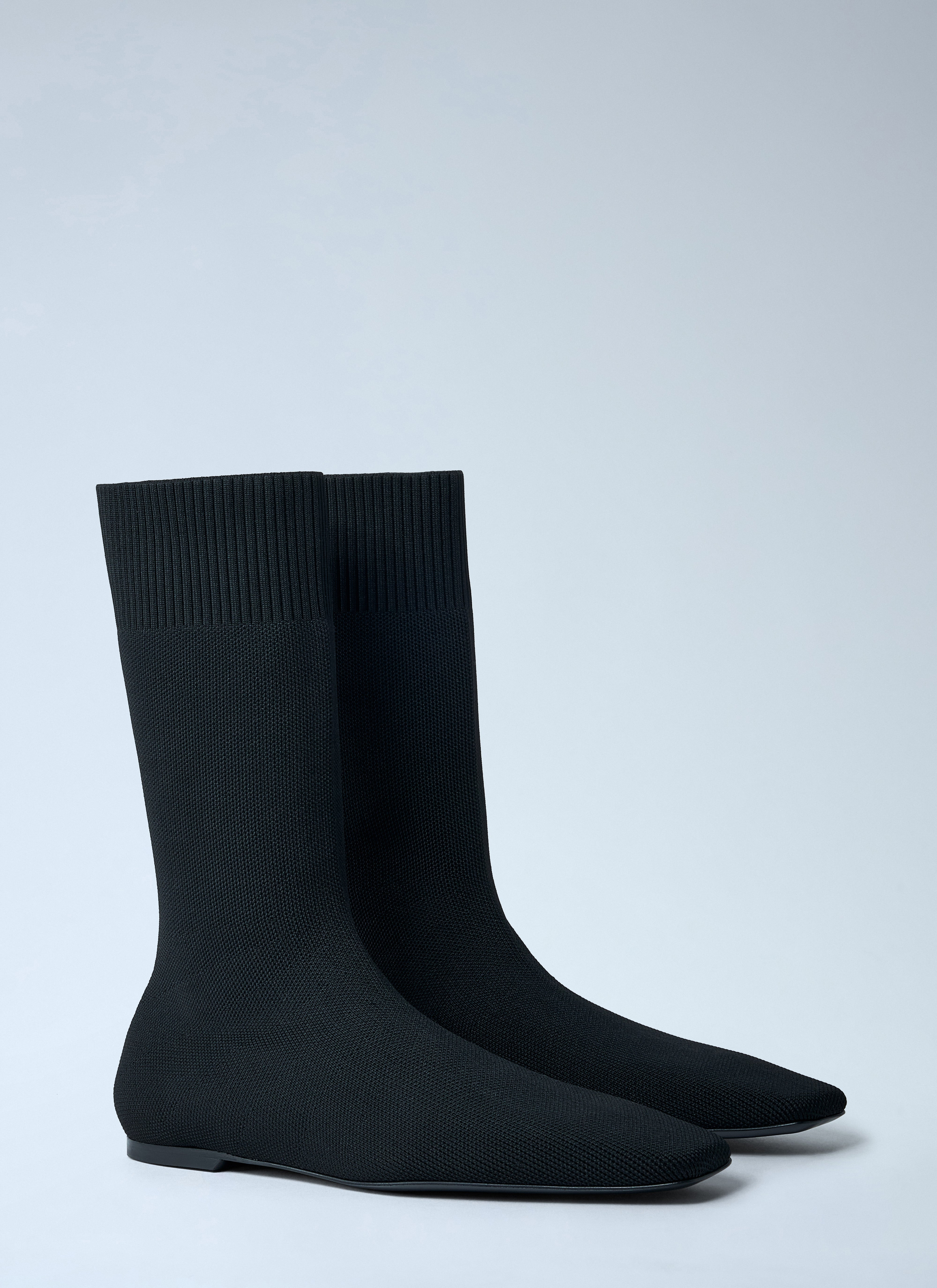 Toteme Women Knit Sock Boots - 2