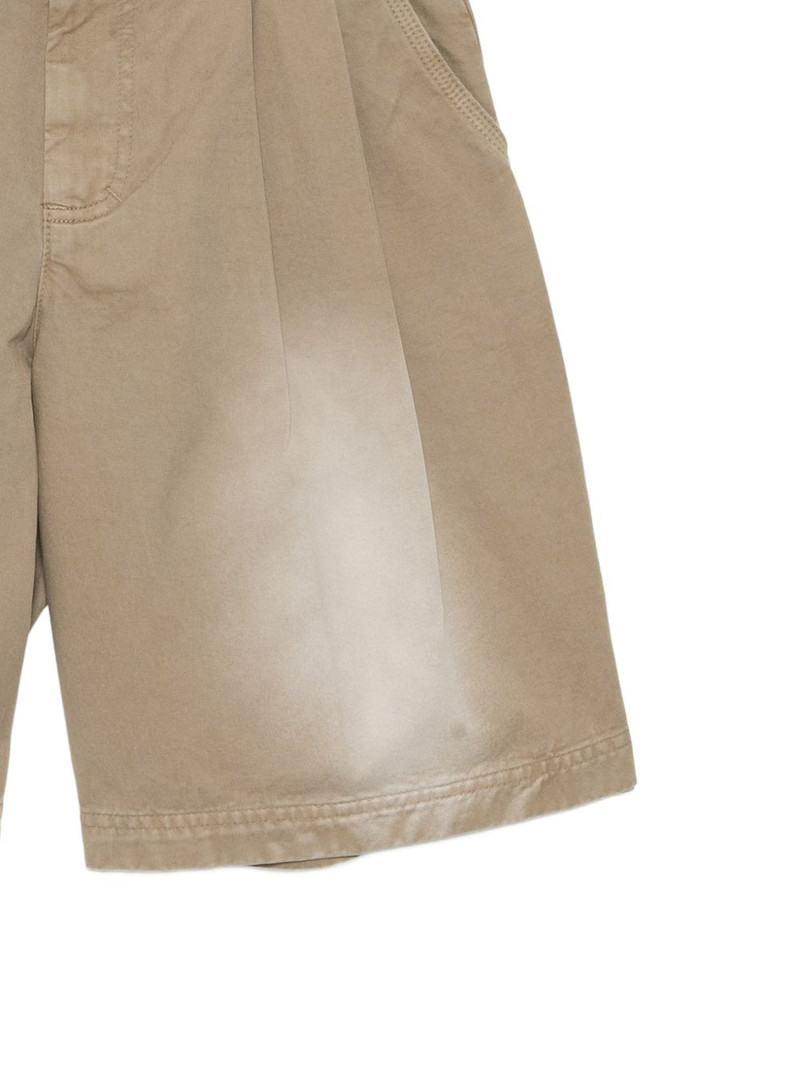pleated sun-faded shorts 3