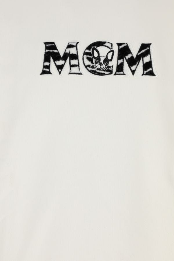 スウェット・トレーナー MCM Ivory Cotton Sweatshirt MCM Ivory cotton sweatshirt | gebnegozionline | REVERSIBLE