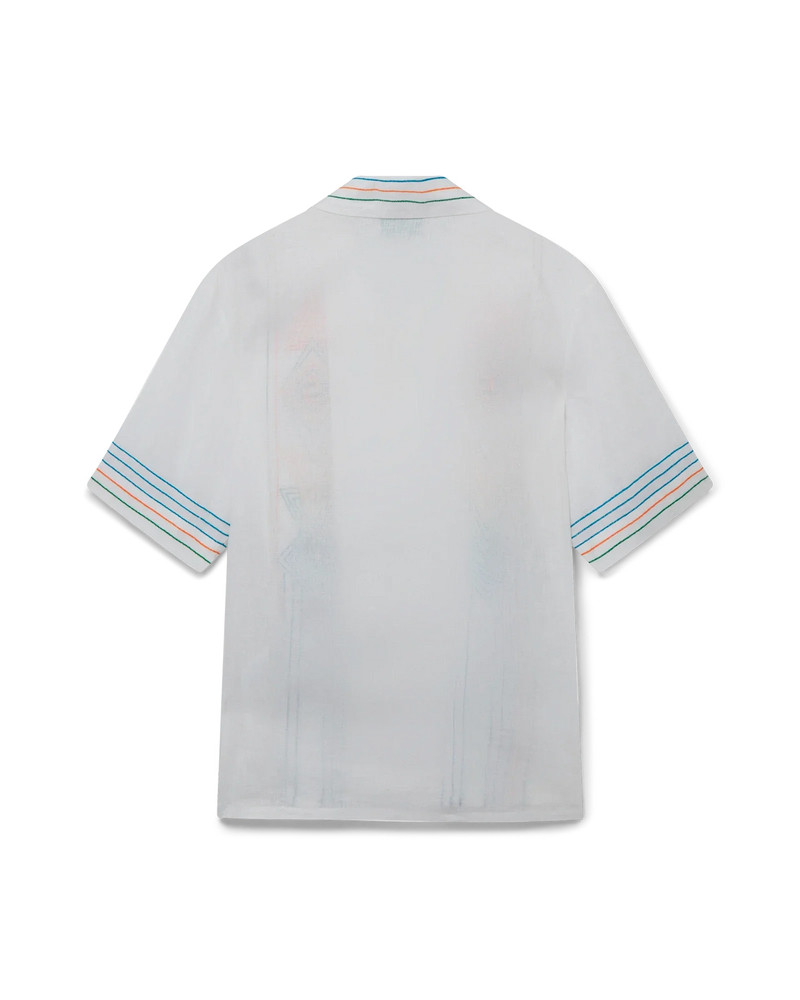 CASABLANCA Le Fil De La Musique Linen Shirt outlook