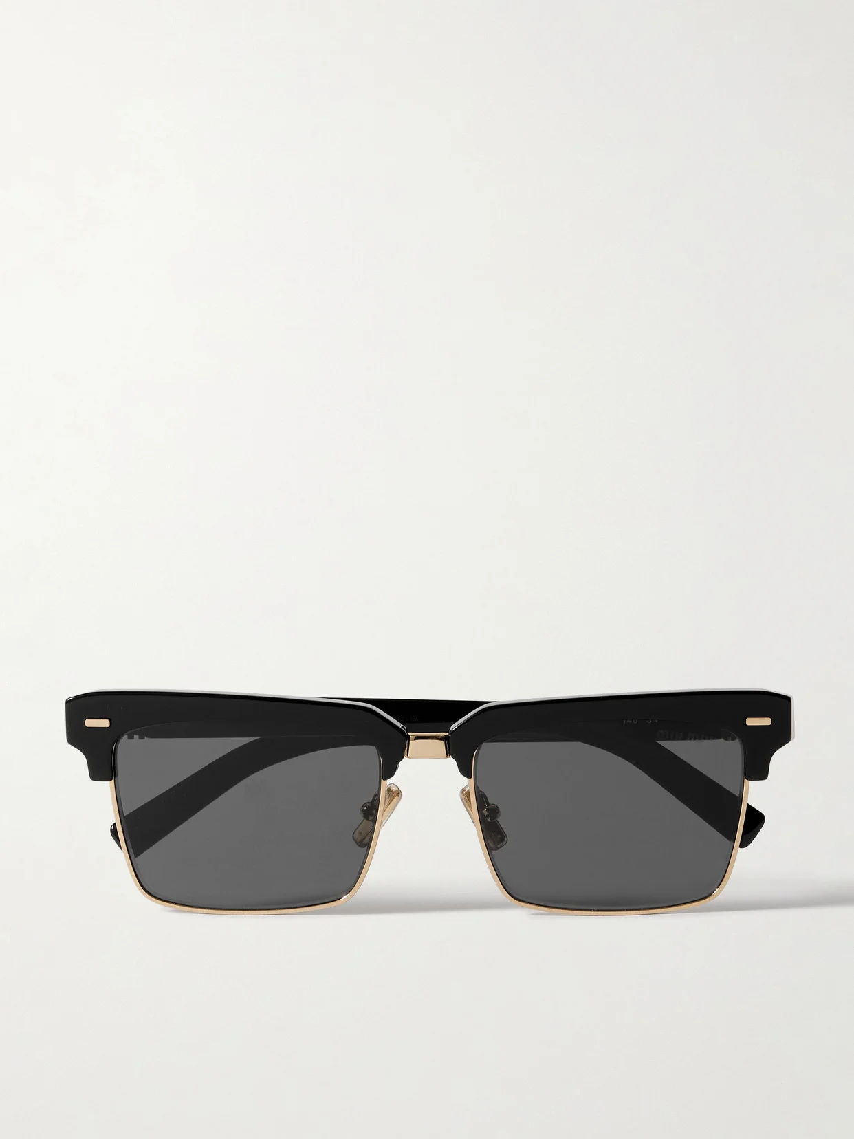 Square-frame Acetate And Gold-tone Sunglasses - 1