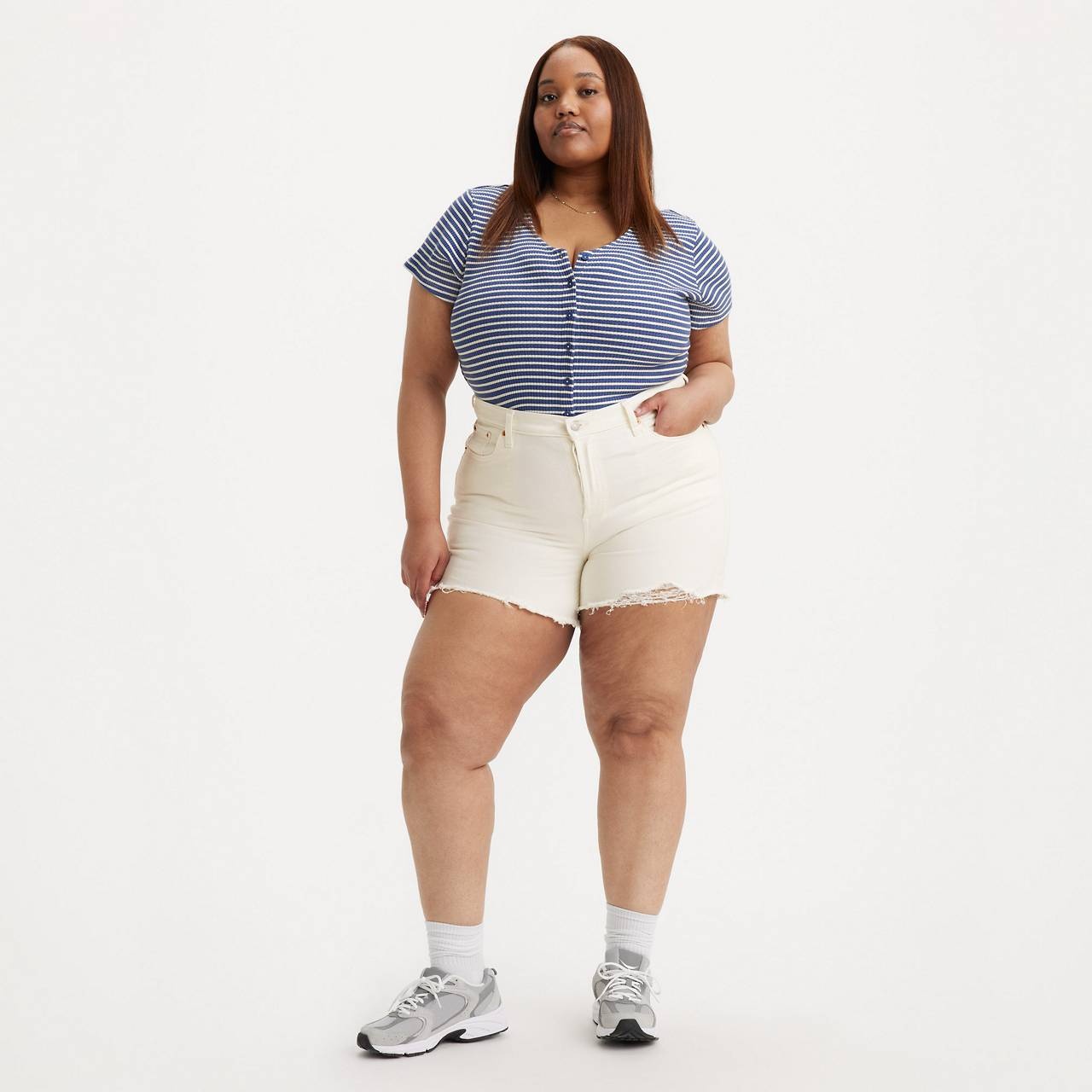 501® ORIGINAL HIGH RISE SHORTS (PLUS SIZE) - 2