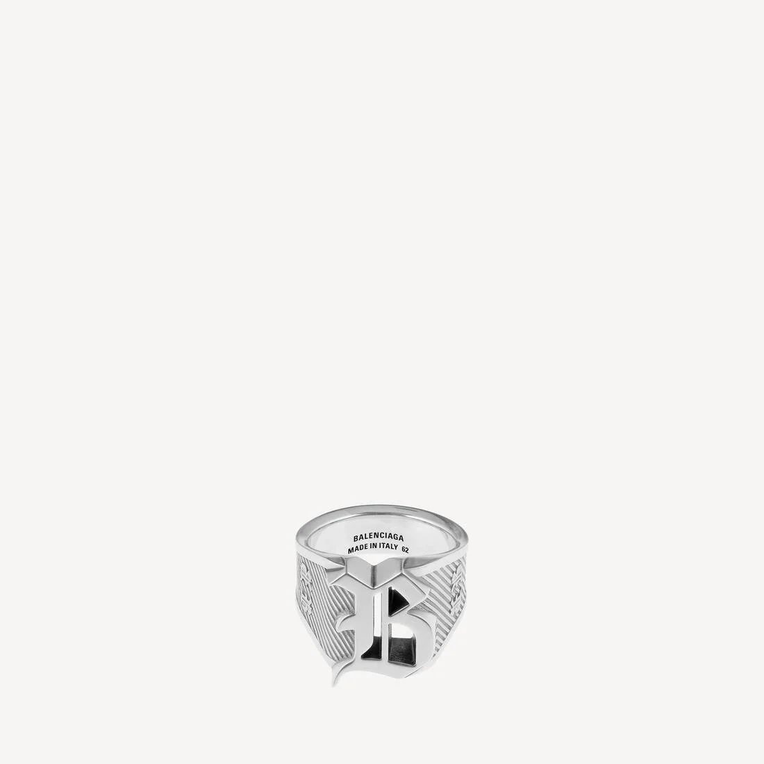 Melrose Signet Ring in Antique Silver - 1