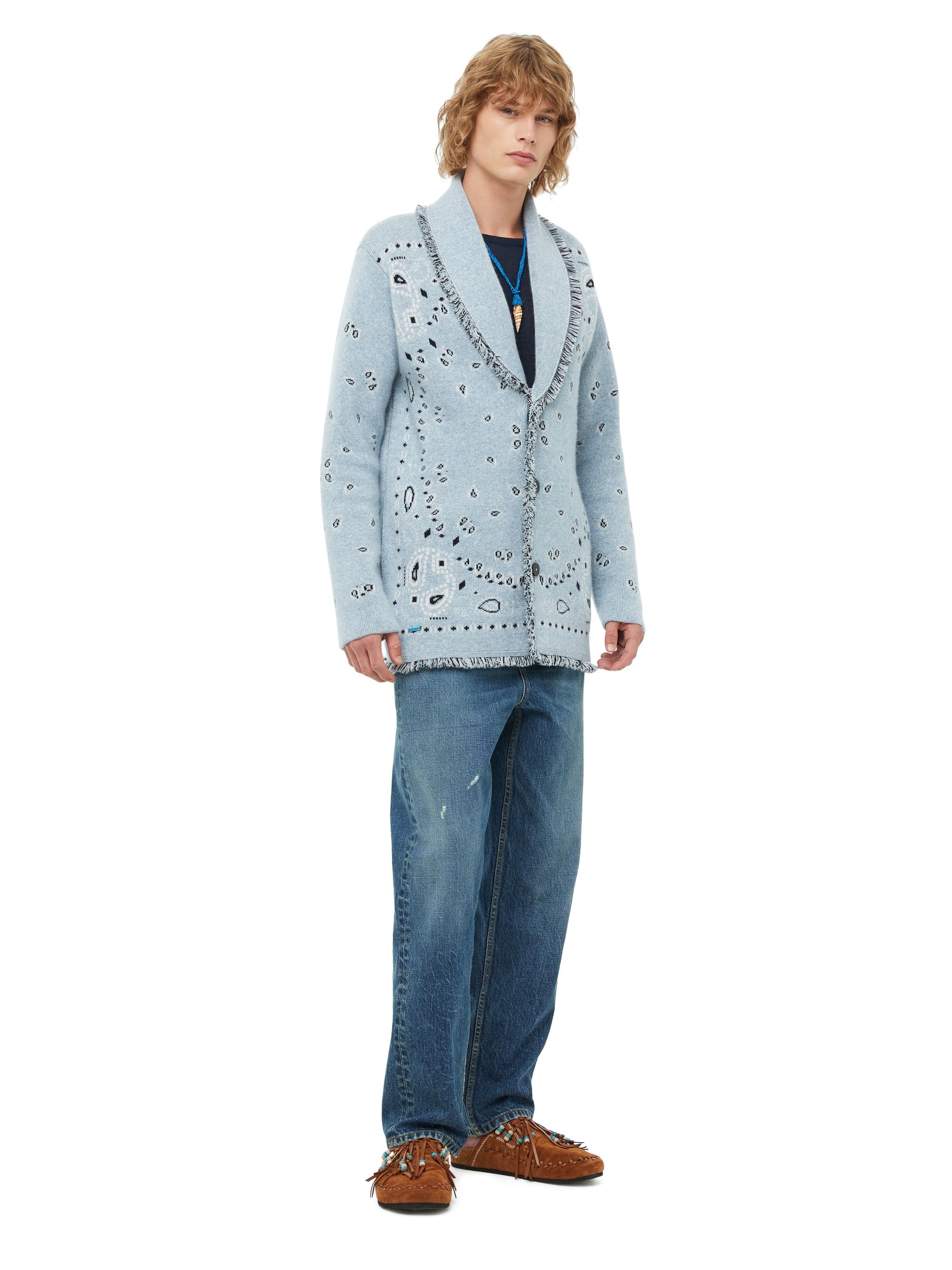 Bandana Jacquard Cardigan - 5