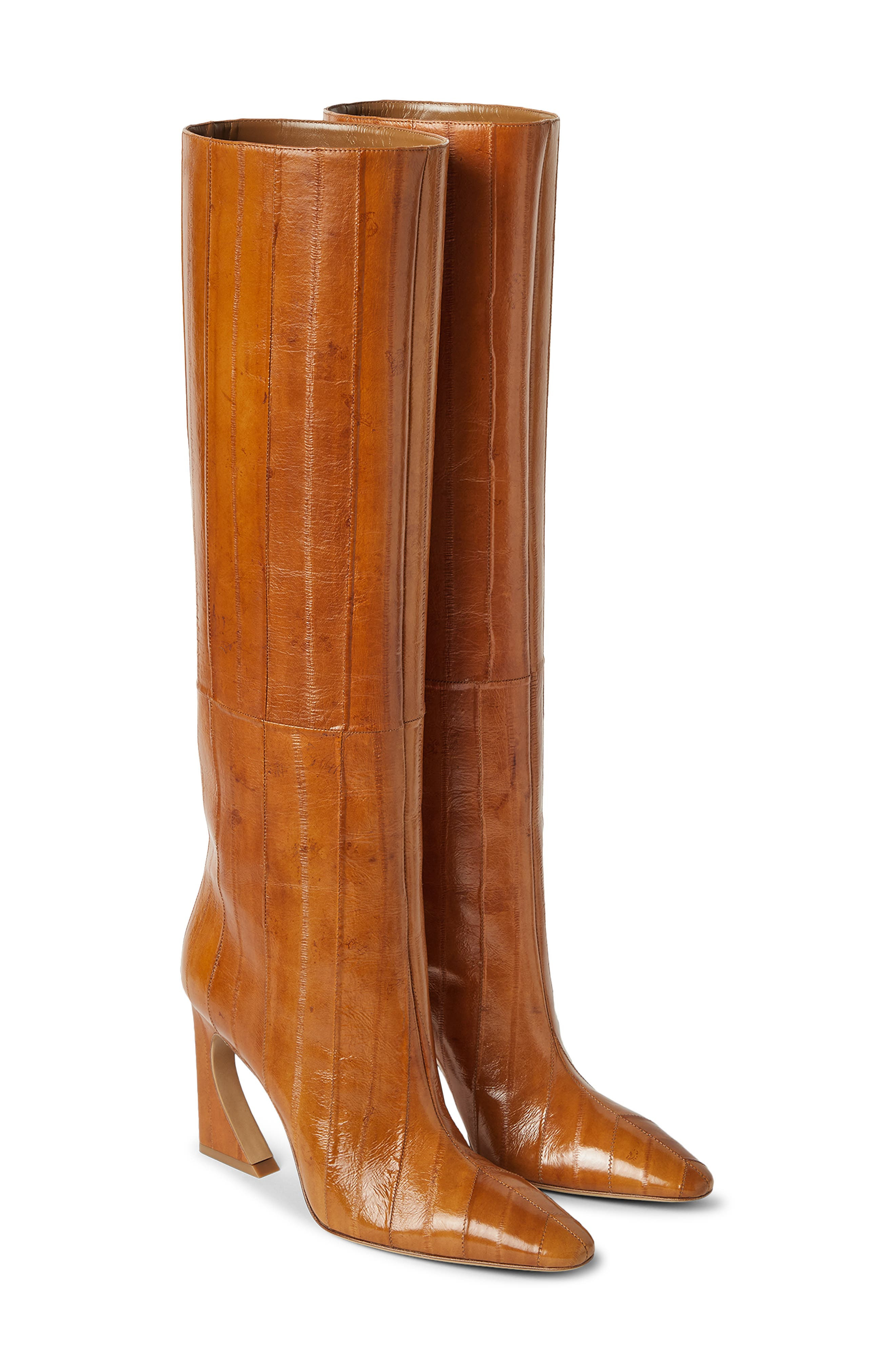 Fendi Arco Knee High Boot in Dark Beige at Nordstrom - 4