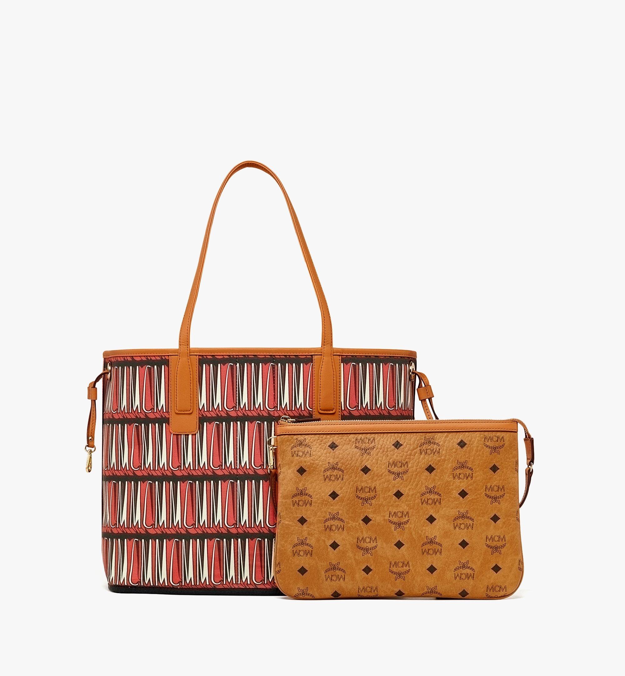 MCM Visetos Reversible Monogram Tote