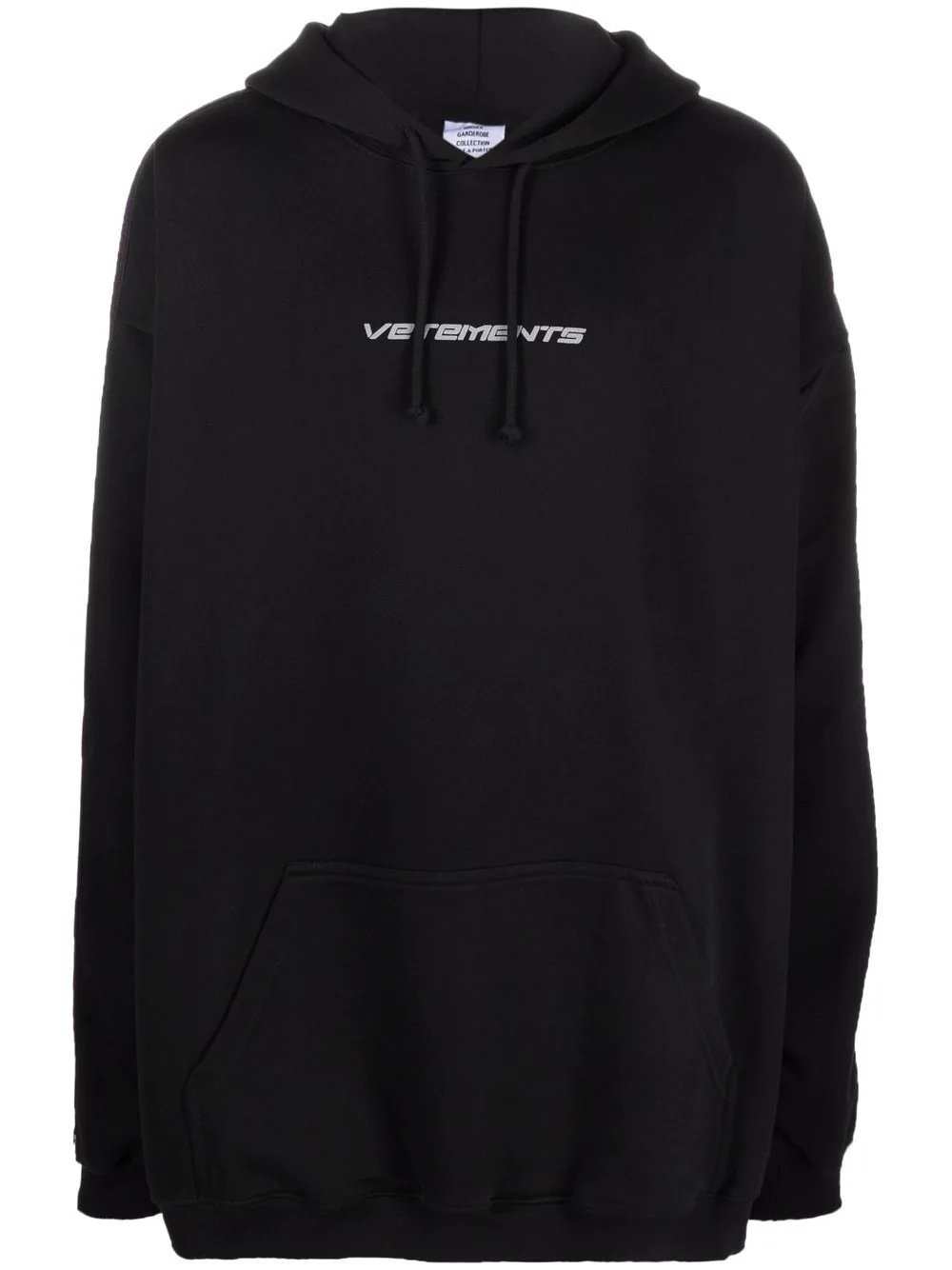 logo print hoodie - 1