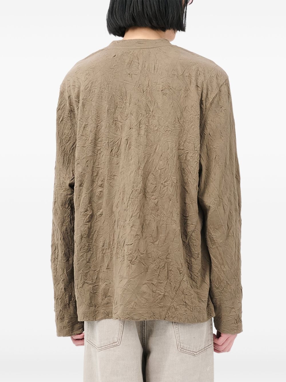 crew-neck long-sleeved T-shirt - 4