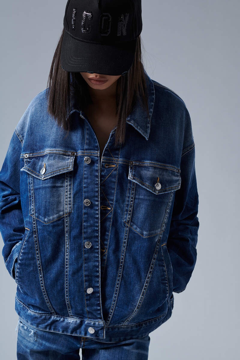 ICON DARK WASH OVER JEAN JACKET - 3
