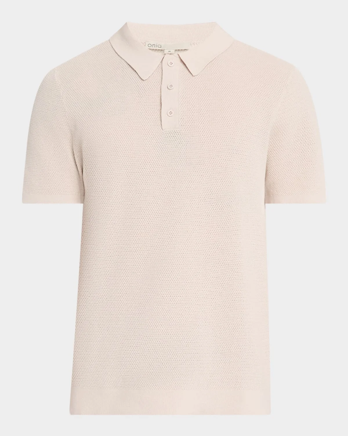 Men's Cotton Knit Polo Shirt - 1