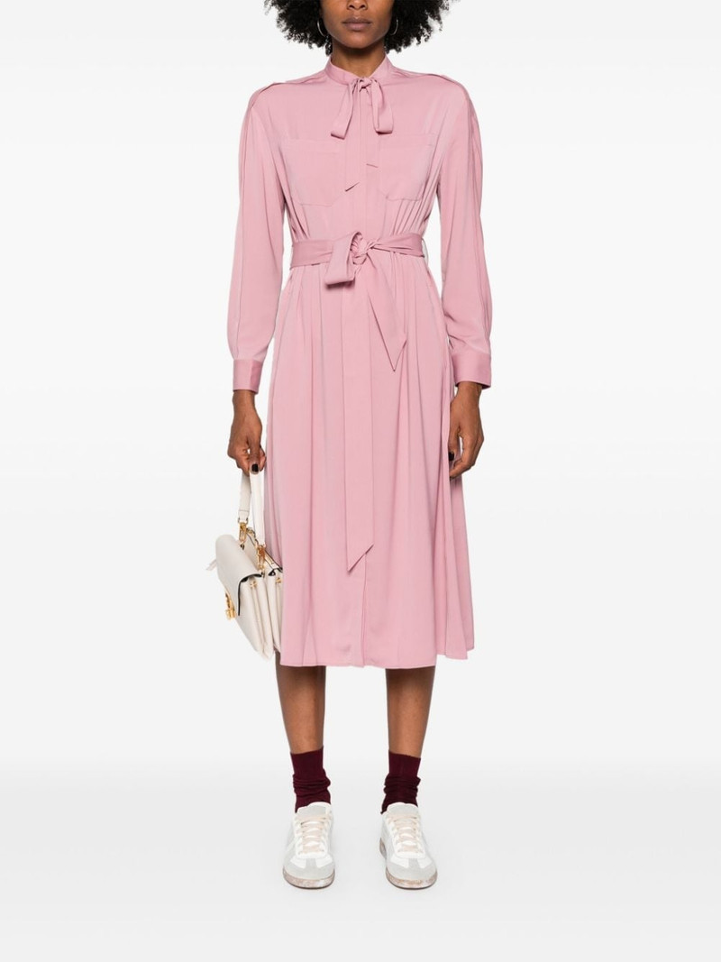 Maison Kitsuné belted midi shirt dress outlook
