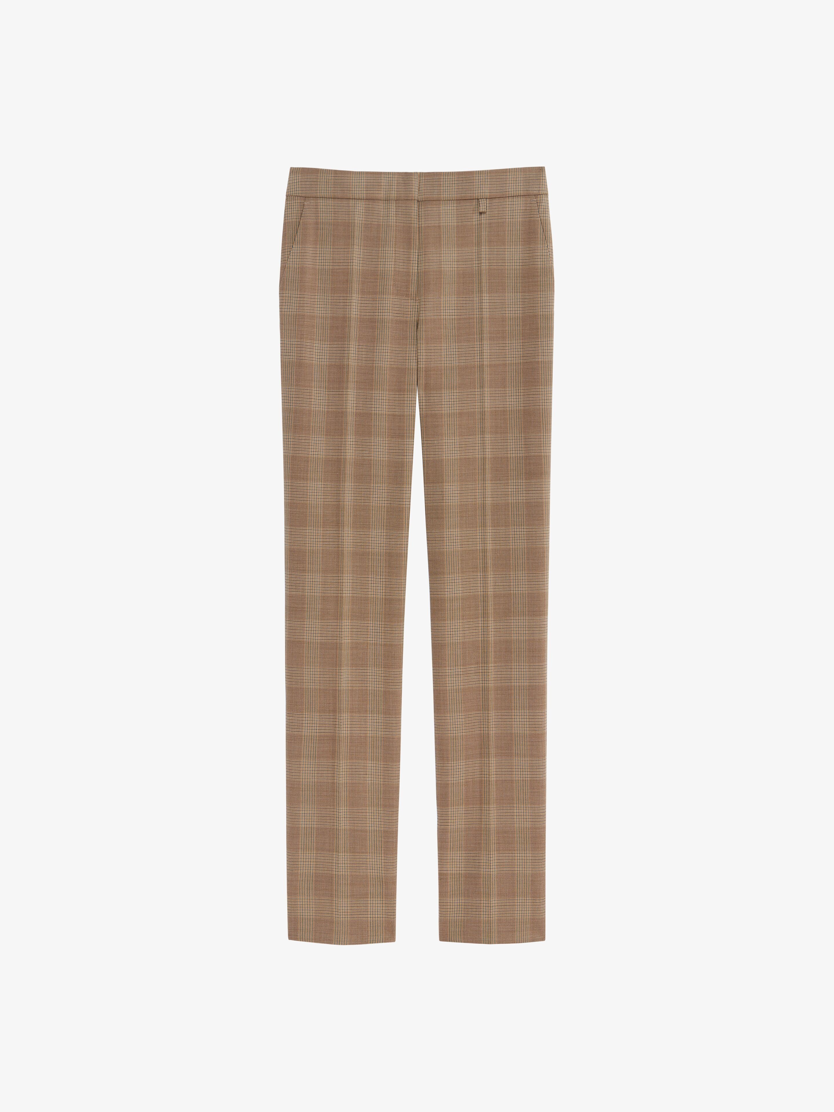 SLIM FIT PANTS IN WOOL - 1