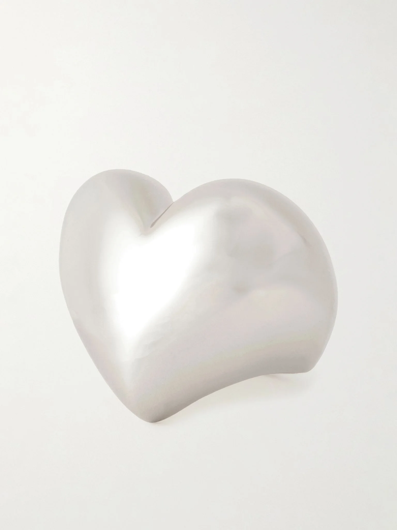 Puffy Heart silver-plated ring Silver - 1