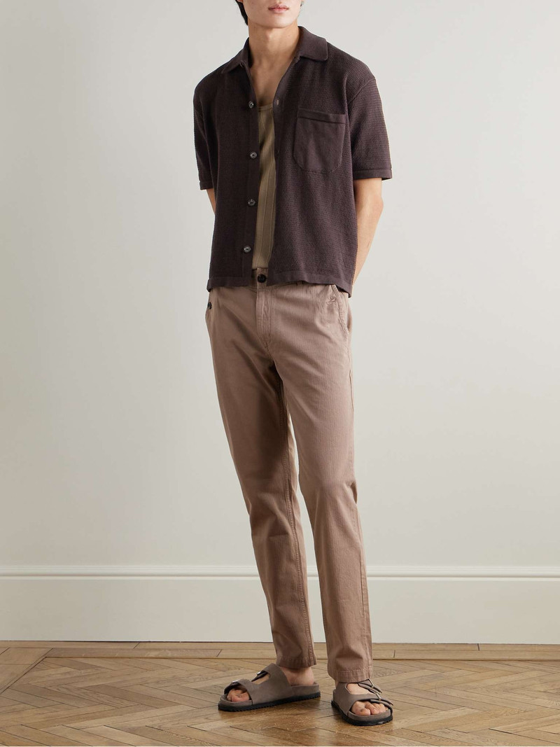Oliver Spencer Open-Knit Organic Cotton Shirt outlook