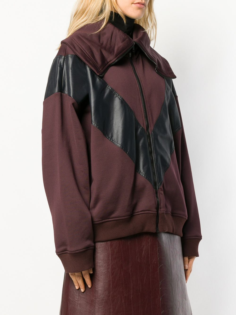 oversized collar jacket - 3
