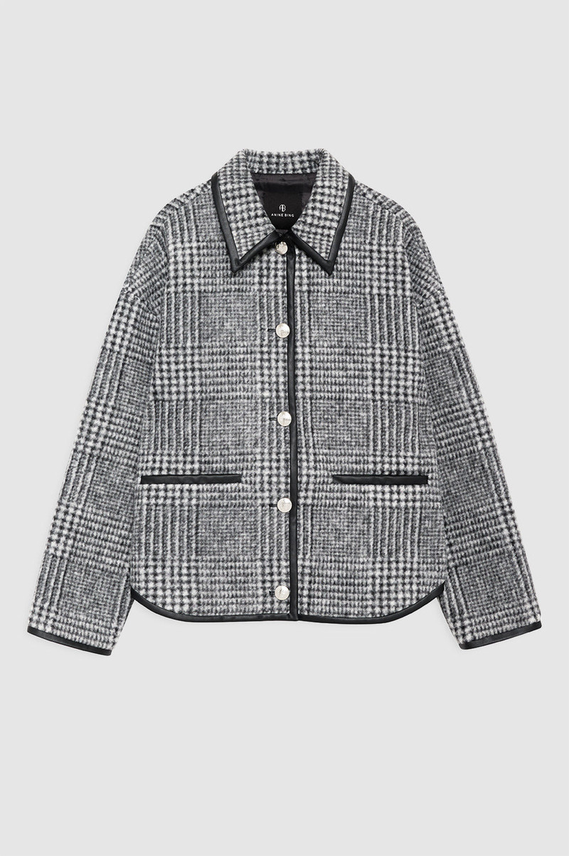 Camden Jacket - Black And Grey Check 1
