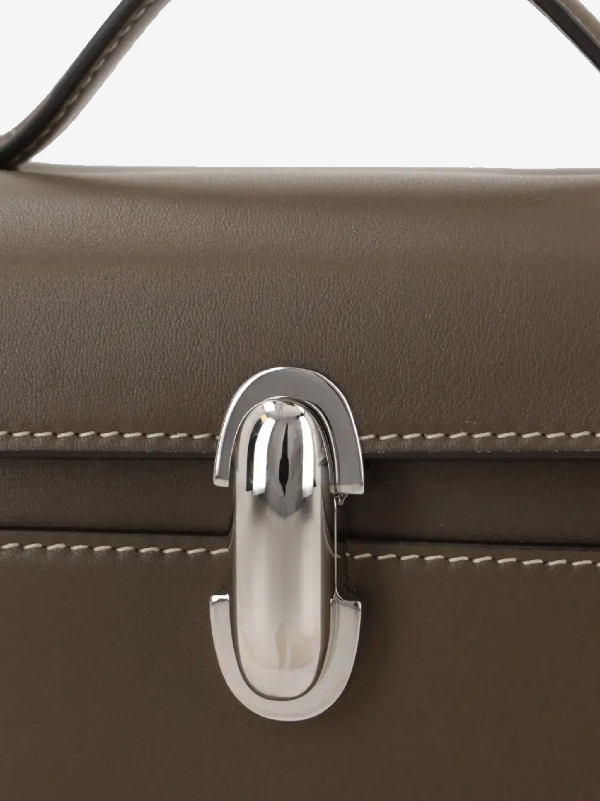 SAVETTE - Women Symmetry Pochette In Smooth Calf Leather Bag - 4