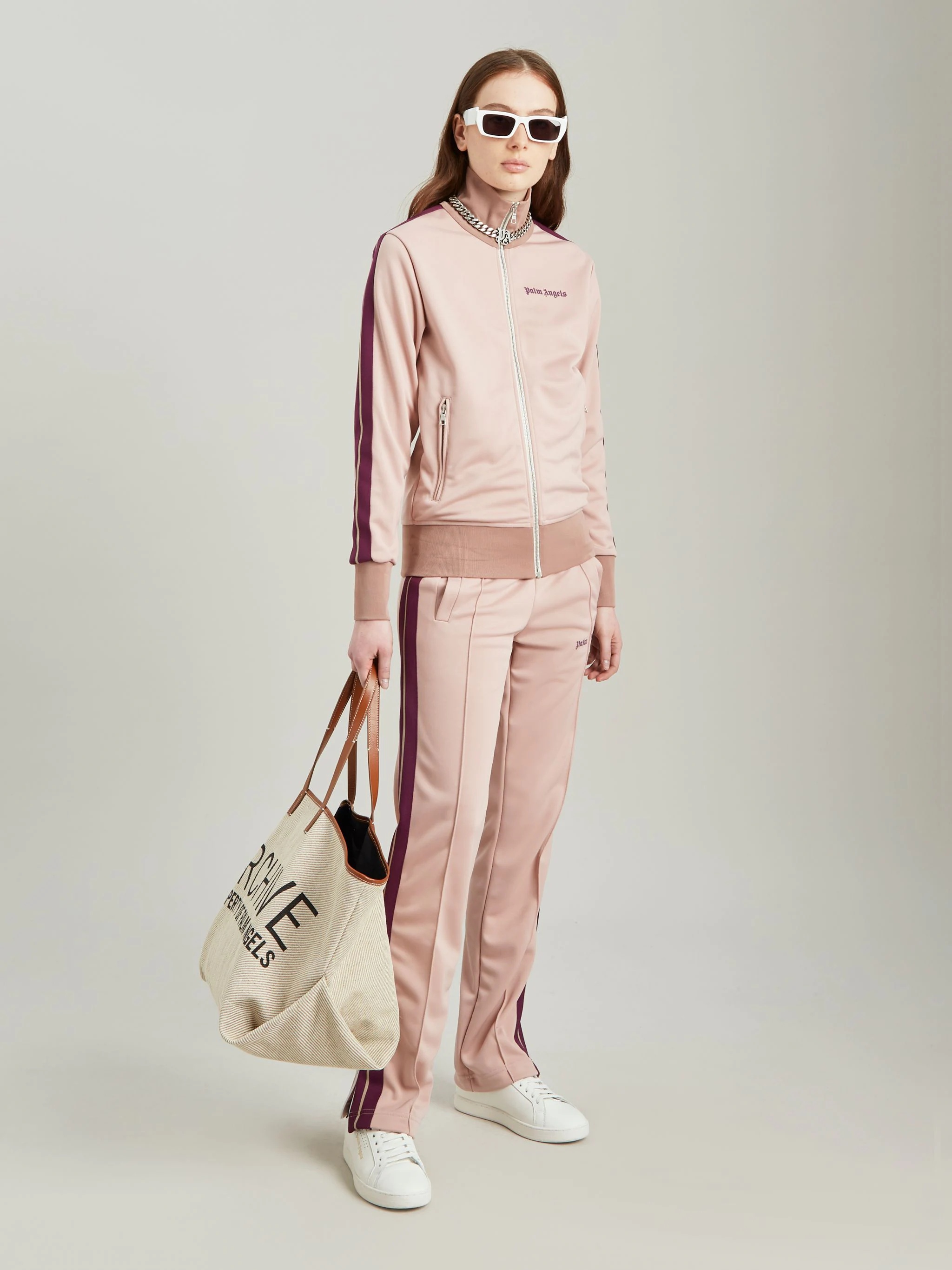 MAUVE TRACK PANTS - 2